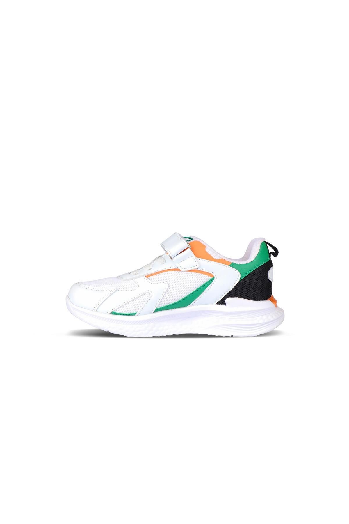 Massa Beyaz Siyah Sneaker Spor Ayakkabı 346.F24Y.112