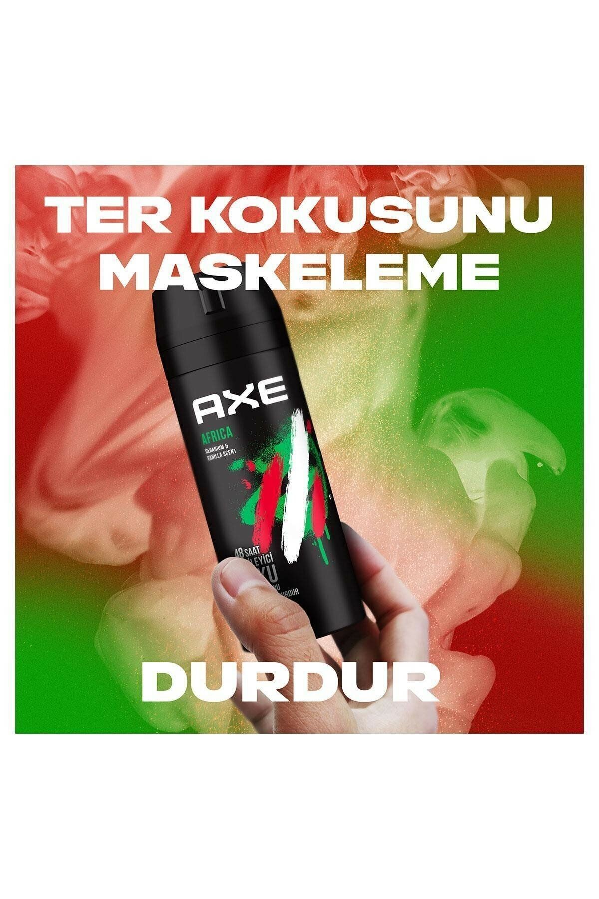 Erkek Sprey Deodorant Africa 48 Saat Etkileyici Koku 150 ml X3 Adet