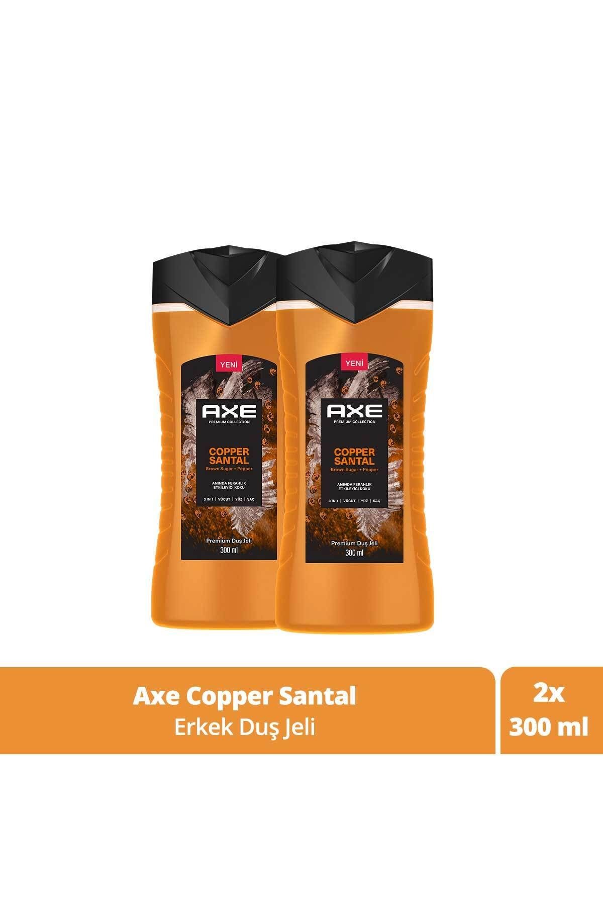 Premium Collection Duş Jeli Copper Santal 3 In 1 Vücut Saç Yüz 300 ml X2