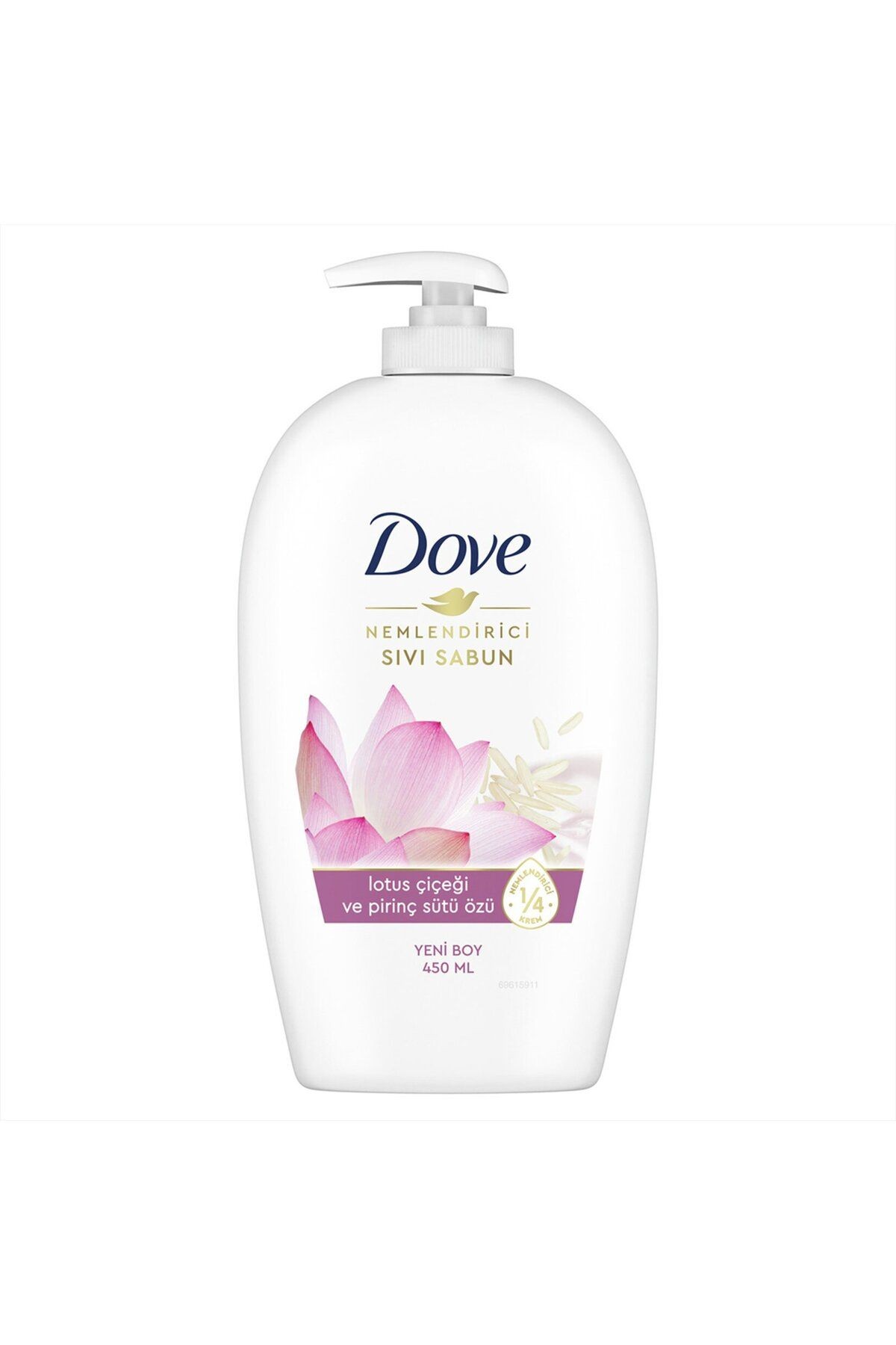 Nemlendirici Sıvı Sabun Lotus Çiçeği Ve Pirinç Sütü Özü 450 ml