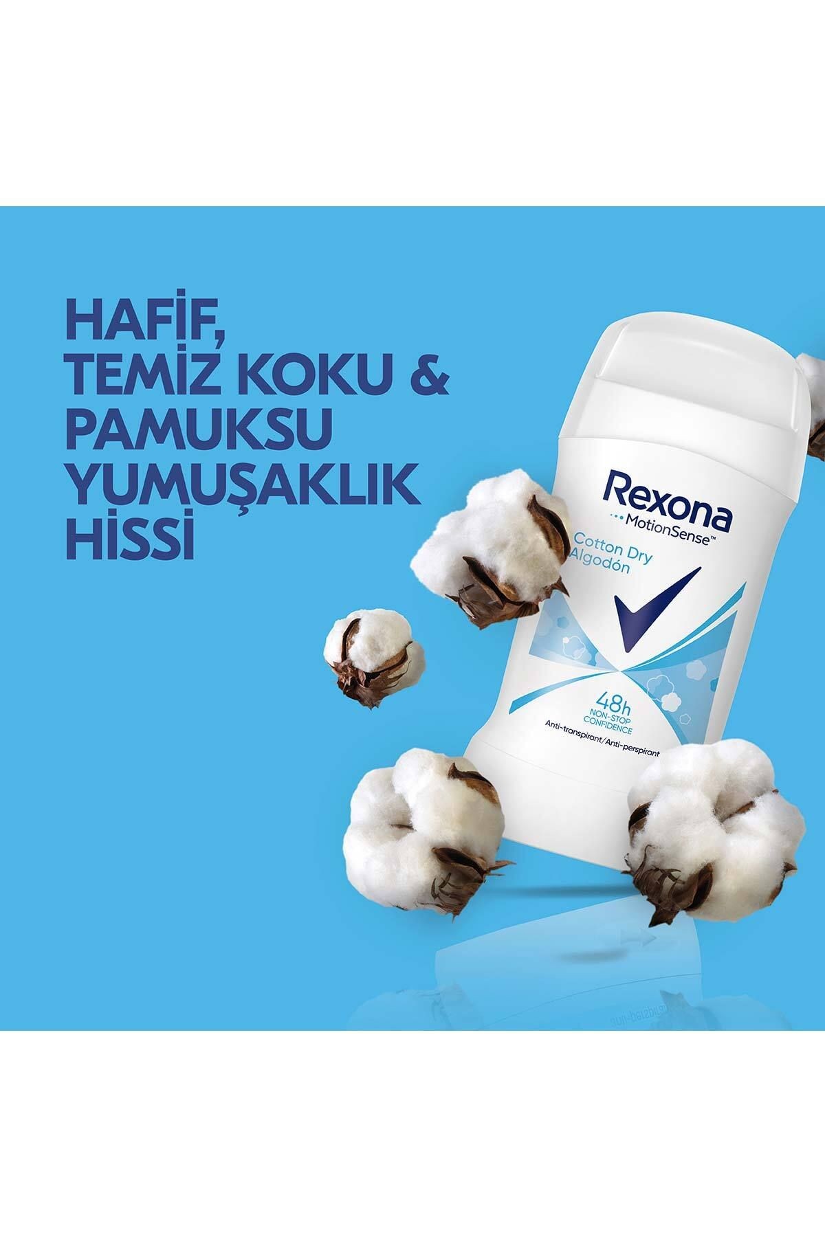 Kadın Stick Deodorant Cotton Dry 40 ml X2