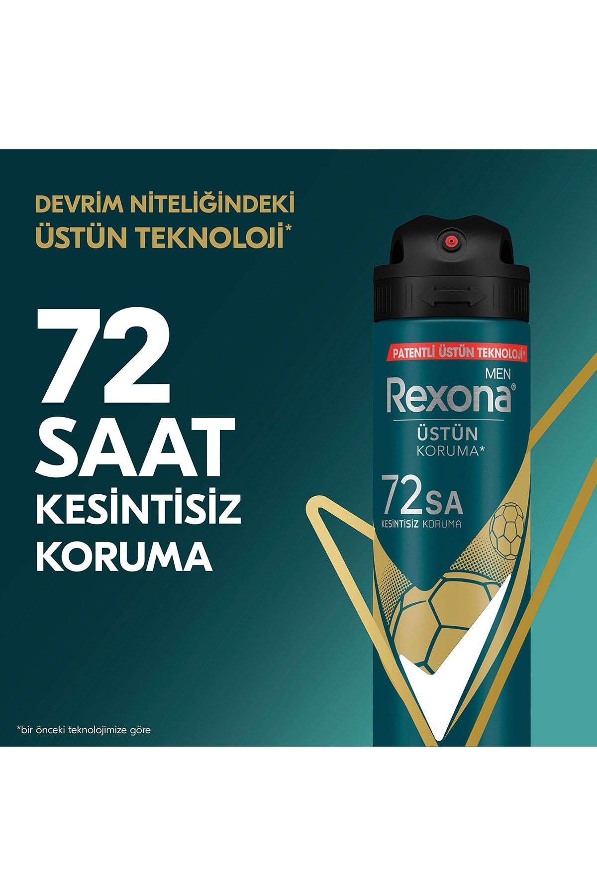 Men Erkek Sprey Deodorant Champions 72 Saat Kesintisiz Üstün Koruma 150 ml X3