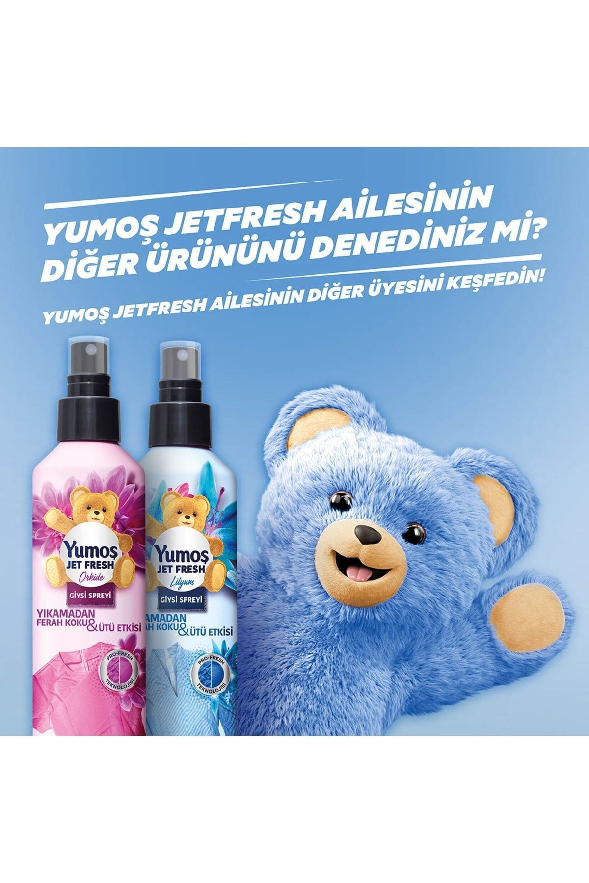 Jet Fresh Lilyum Giysi Spreyi 200 ml