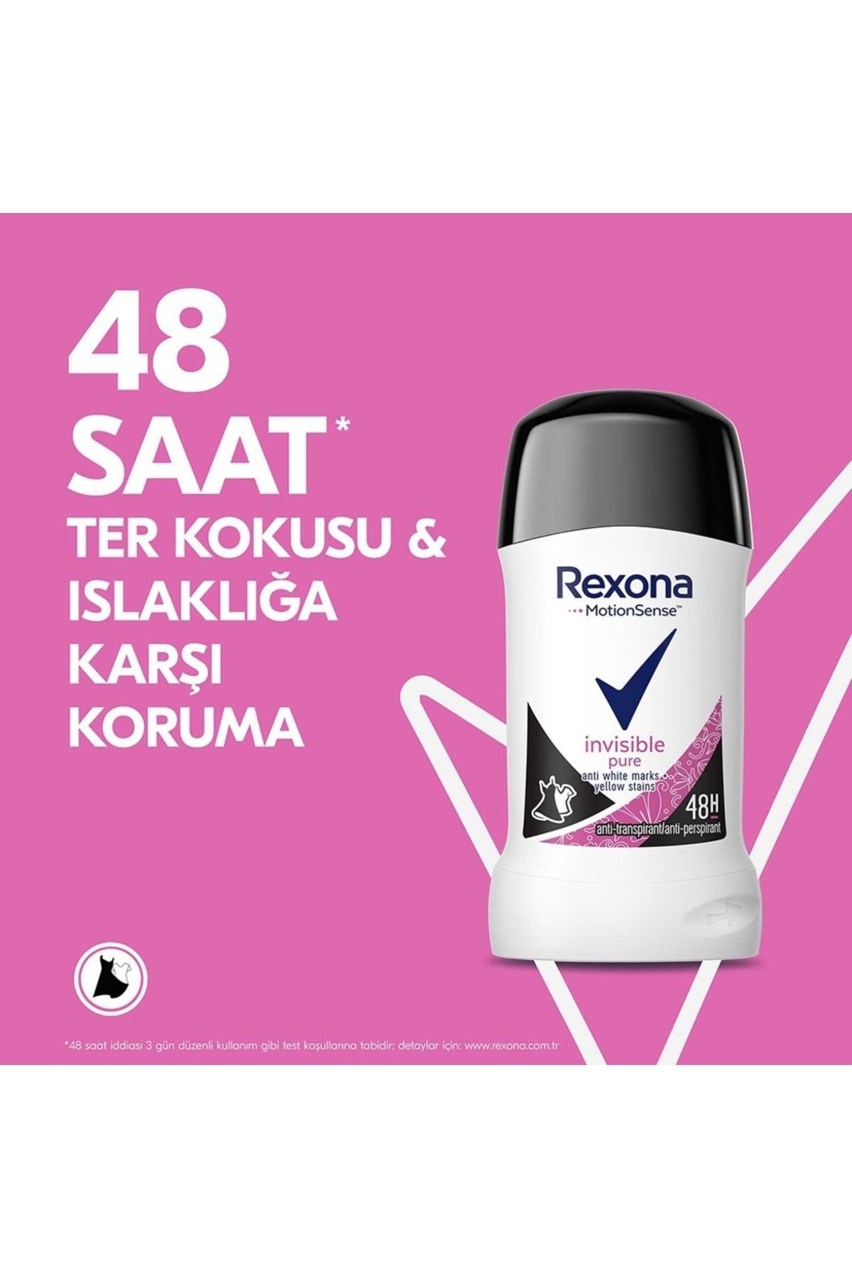 Invisible Pure 48H Kadın Stick Deodorant 2 x 40 ML