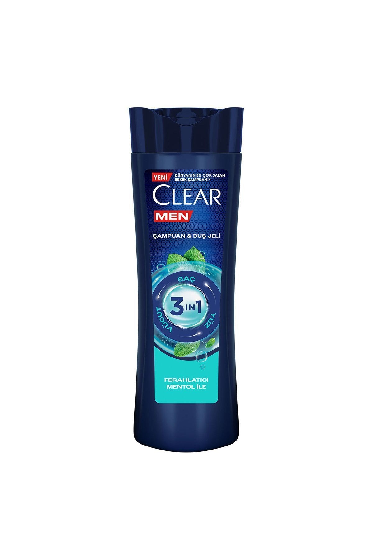 350 ml Men Şampuan 3in1 Mentol