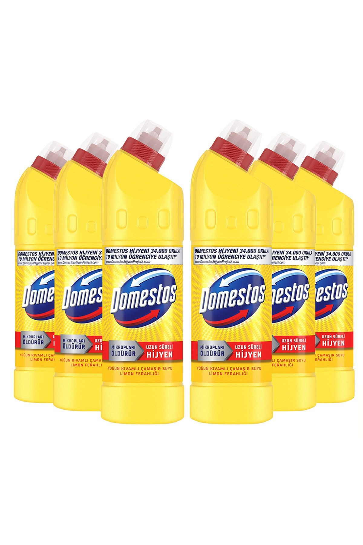 Çamaşır Suyu Limon Ferahlığı 750 ml 6 Adet