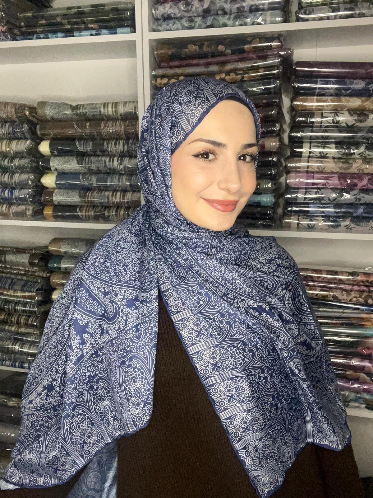 Çini Desen Lacivert