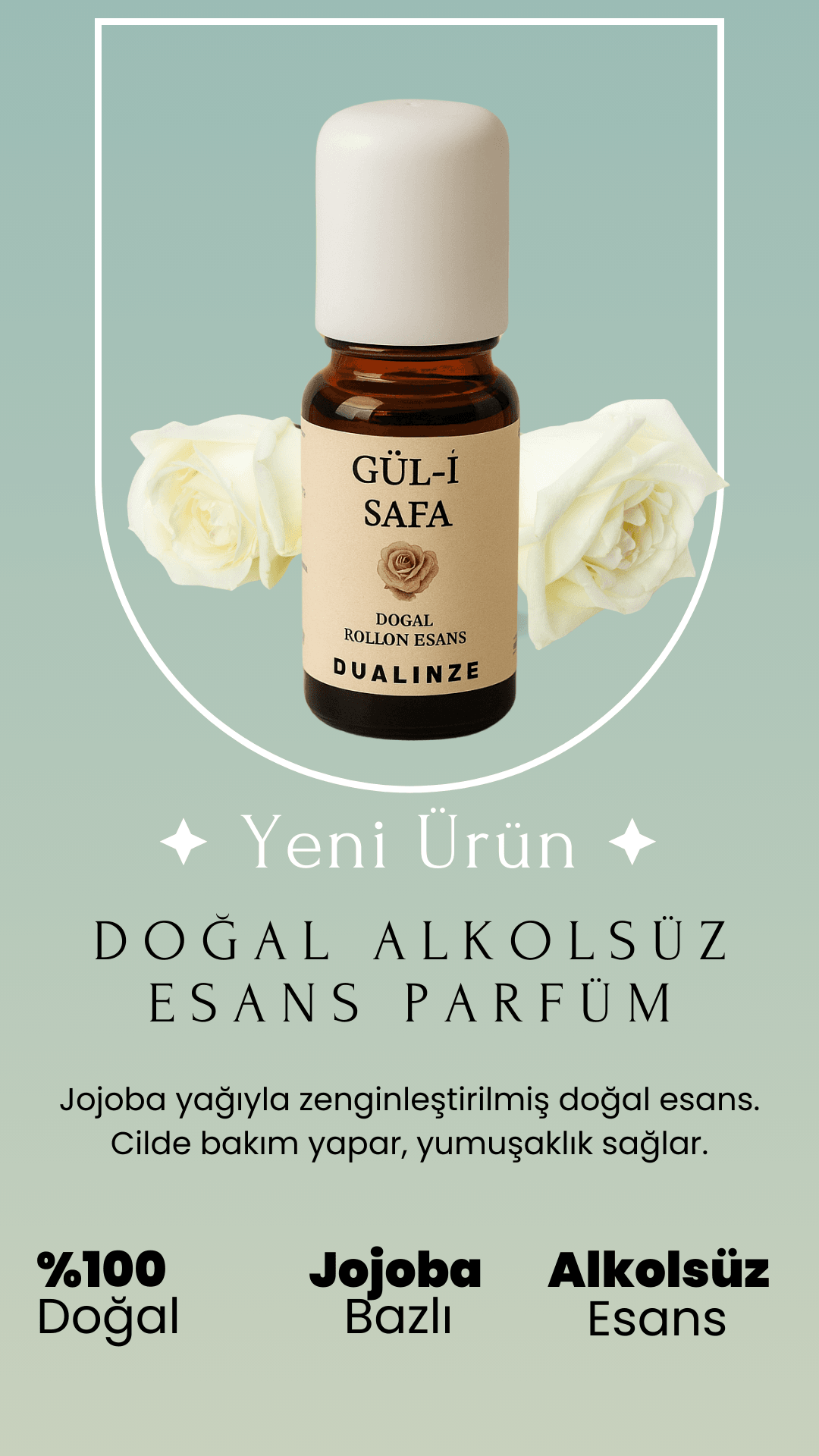 Gül-i Safa Alkolsüz Parfüm ve Alkolsüz Esans Bitkisel Yağ