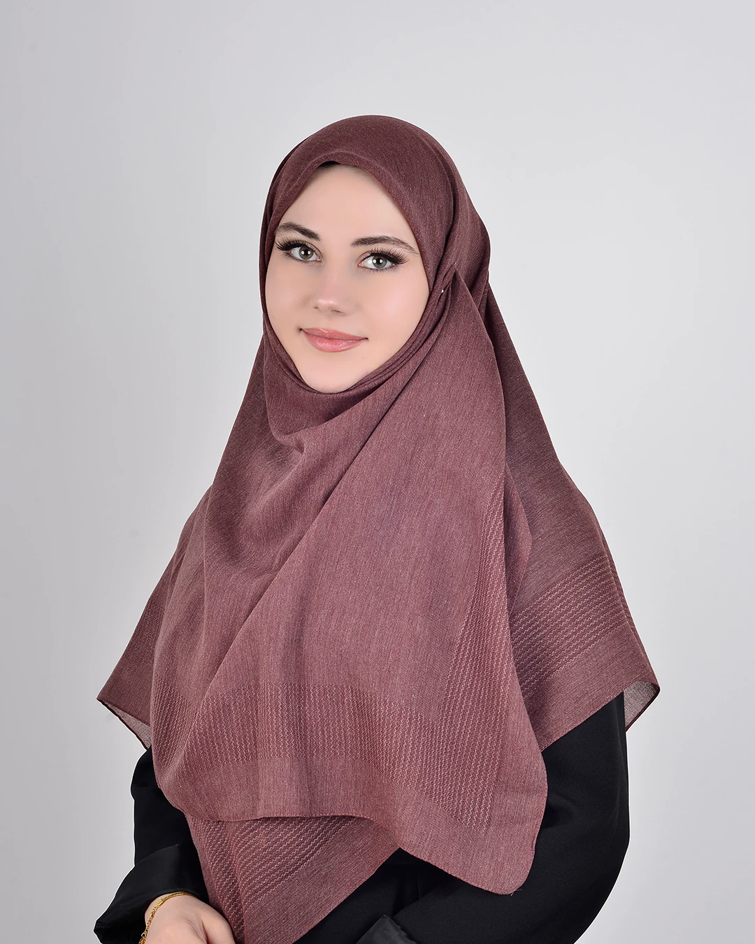 120x120 Büyük Boy Eşarp – Düz Renk Pamuklu - Duru Kızıl