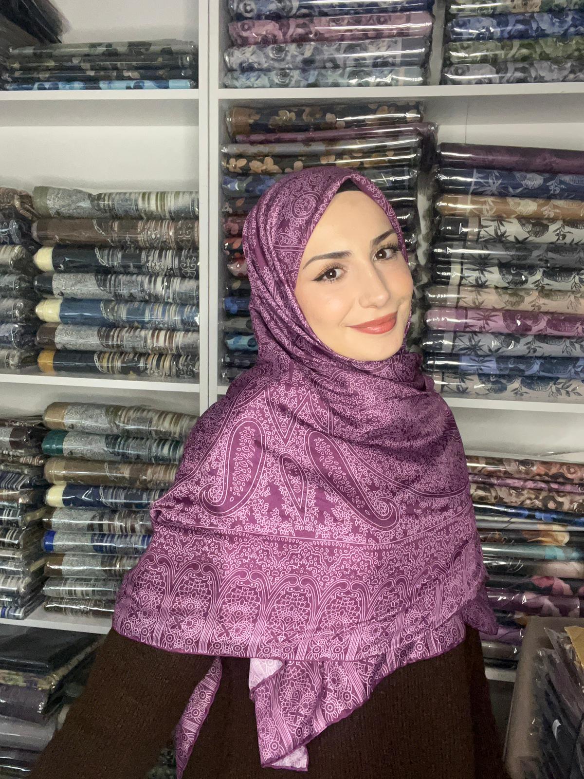 Çini Desen Mürdüm