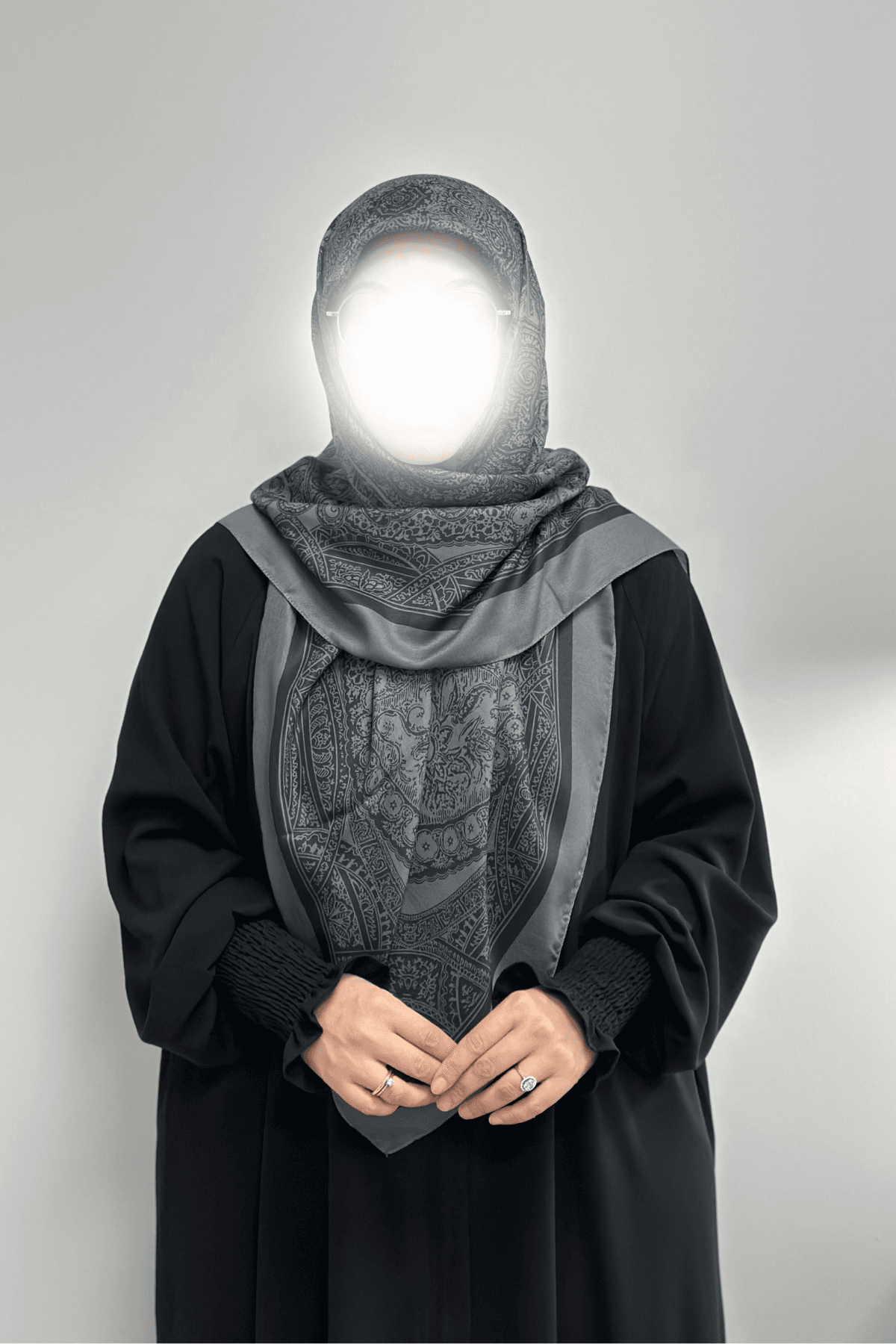 120x120 Büyük Boy Eşarp Desenli Pamuklu