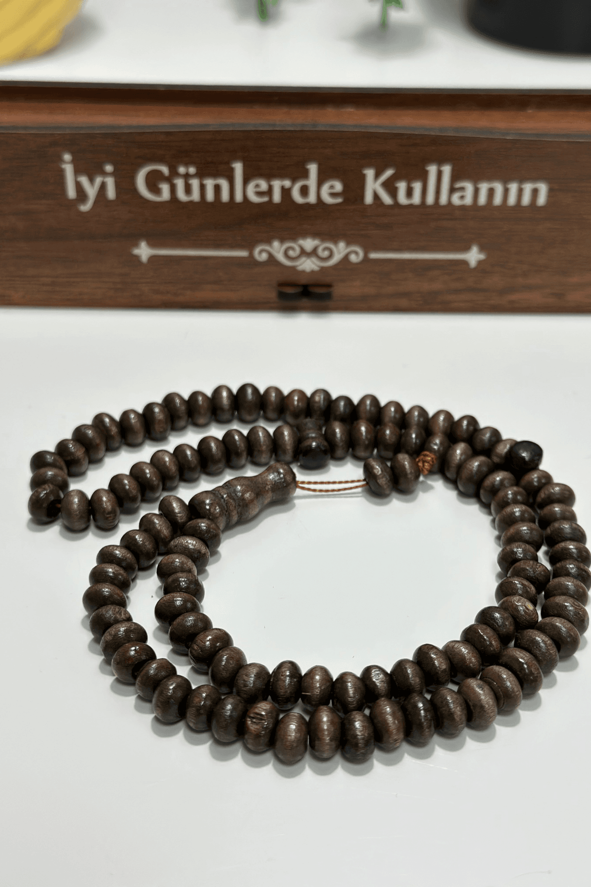 Şimşir Tesbih 99'luk Yuvarlak (Küçük Boy)