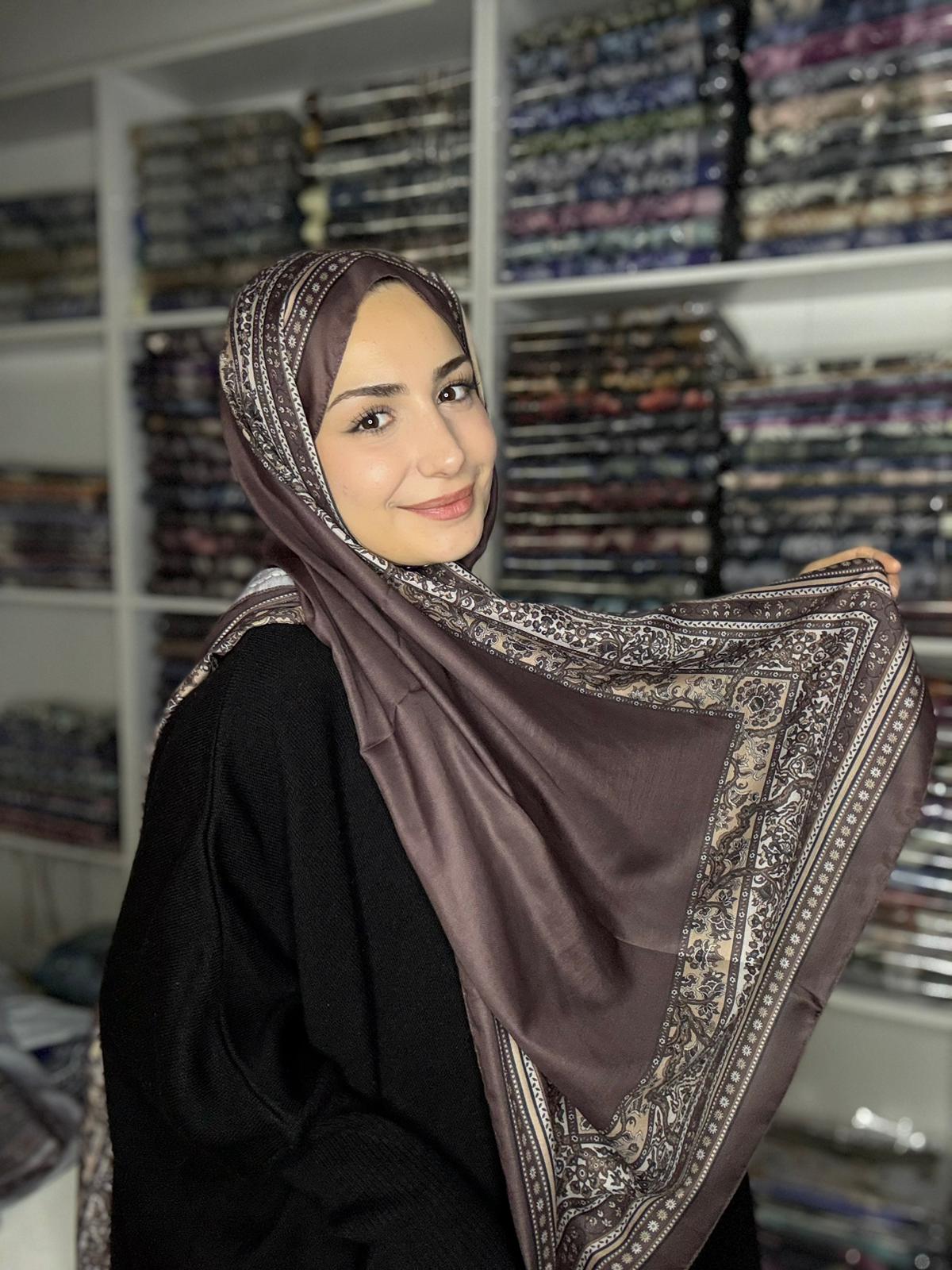 Bohem Pamuk Şal - Acı Kahve