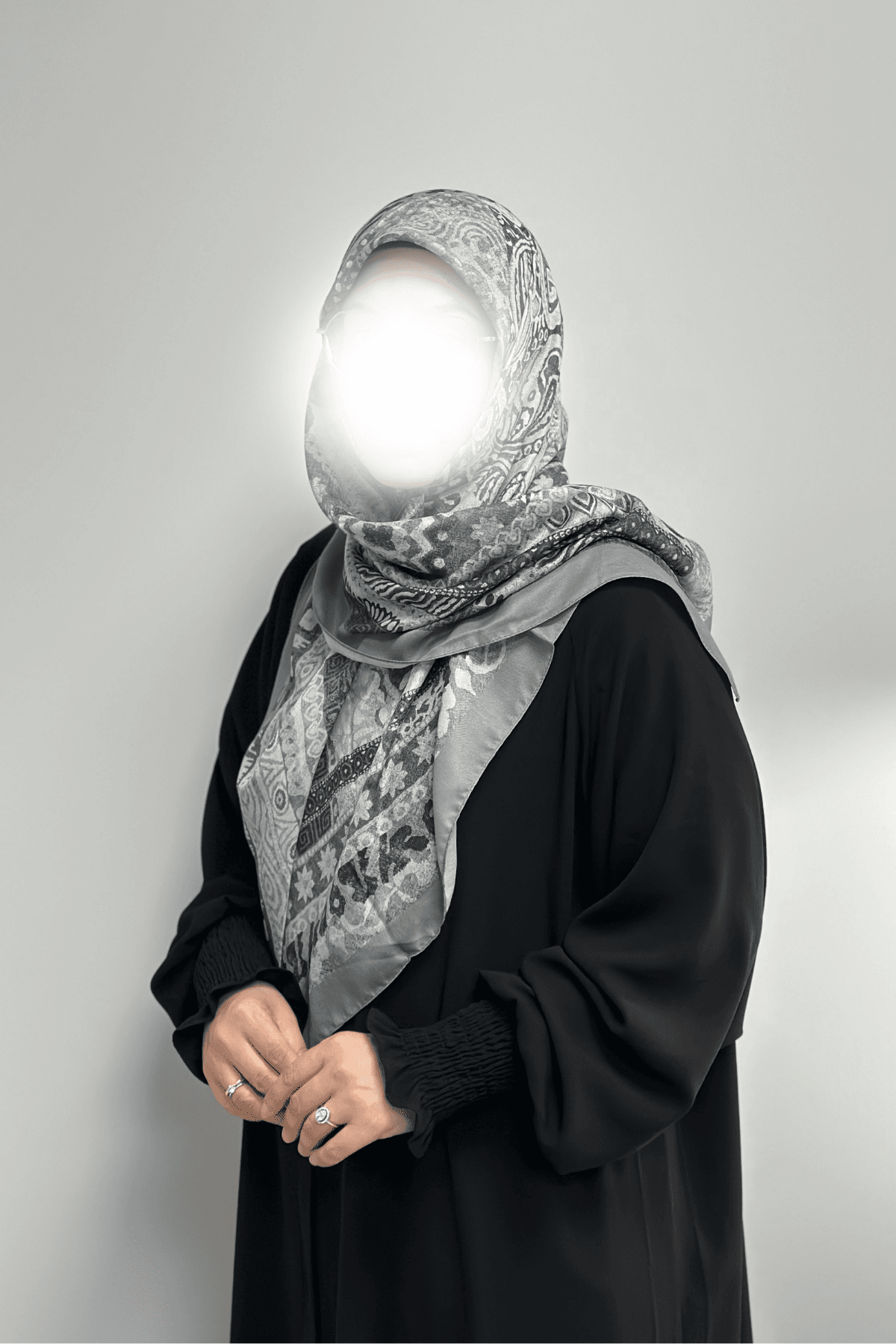 120x120 Büyük Boy Eşarp Desenli Pamuklu