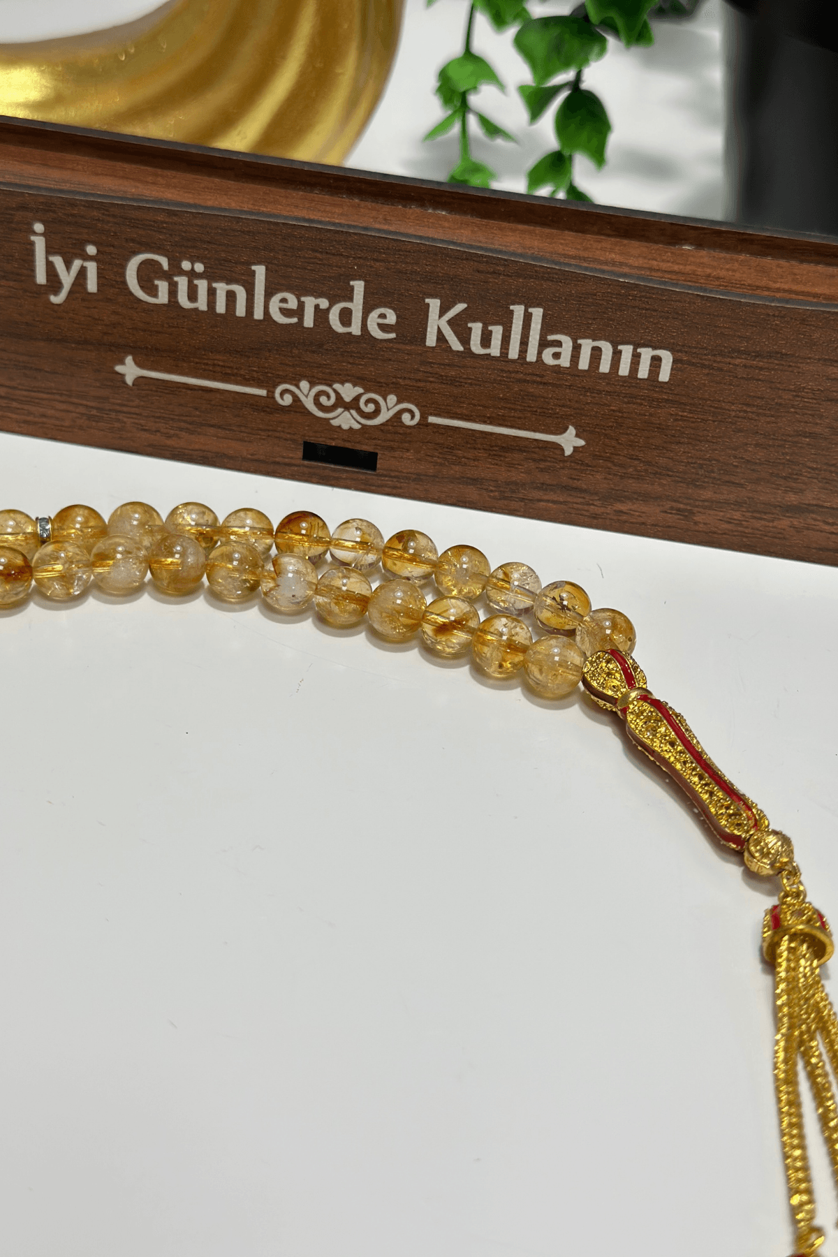 Sitrin Taşı Tesbih (8 mm)