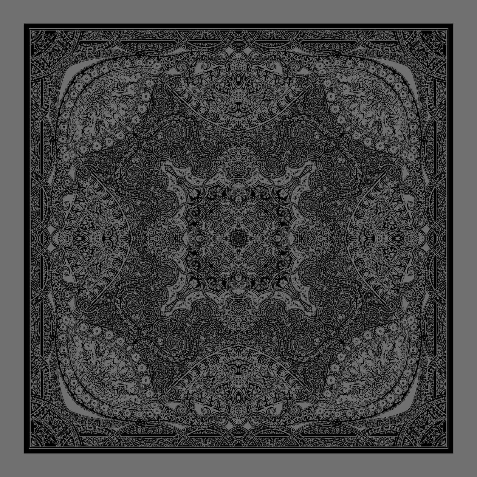 120x120 Büyük Boy Eşarp Desenli Pamuklu