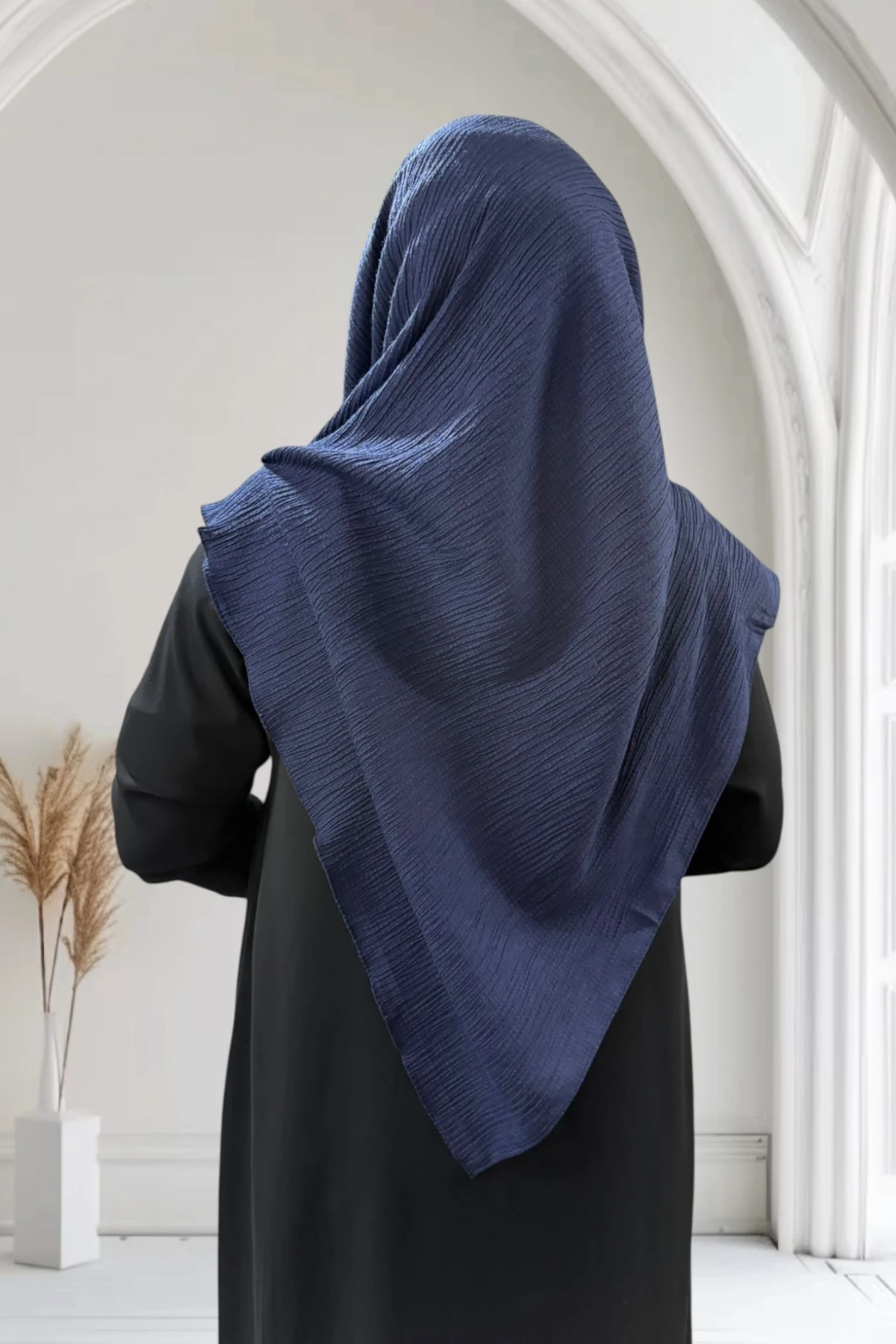 Mio Jazz Büyük Boy Eşarp  120*120 - Lacivert