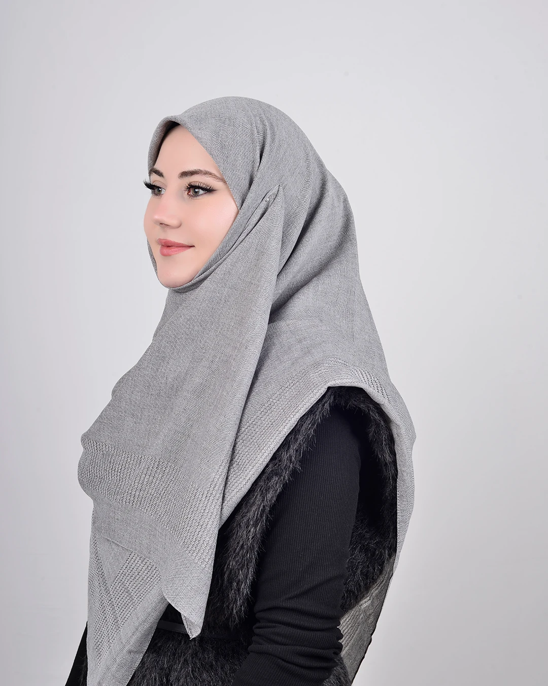 120x120 Büyük Boy Eşarp – Düz Renk Pamuklu