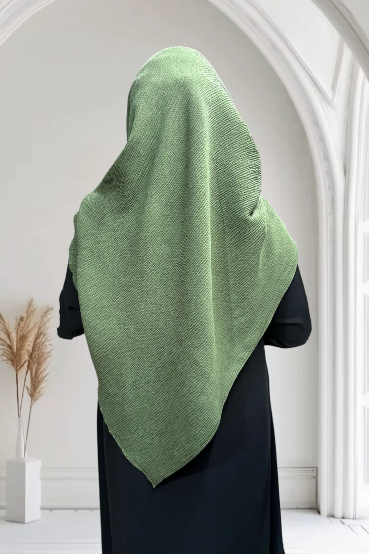 Mio Jazz Büyük Boy Eşarp  120*120 - Haki Yeşil