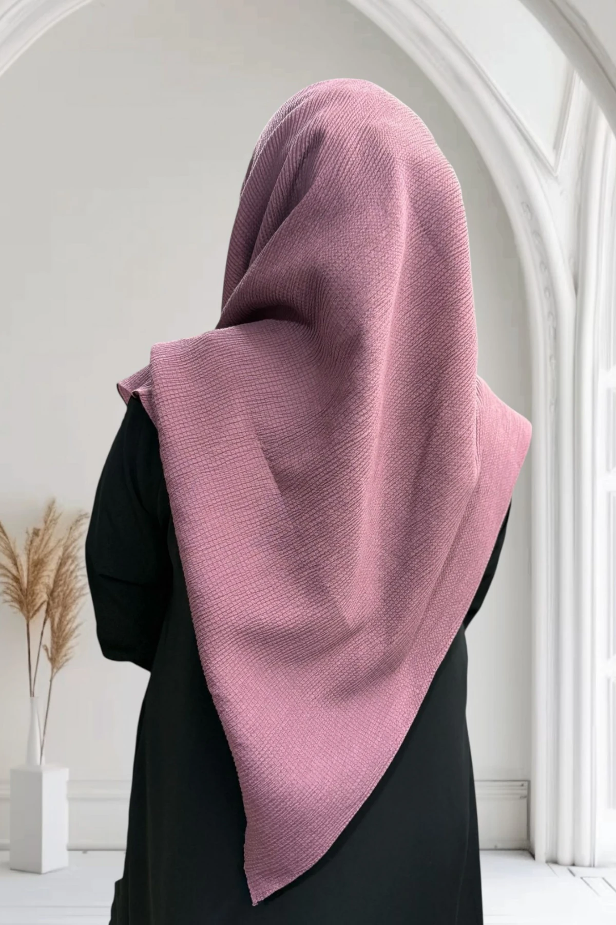 Mio Jazz Büyük Boy Eşarp  120*120 - Gül Kurusu