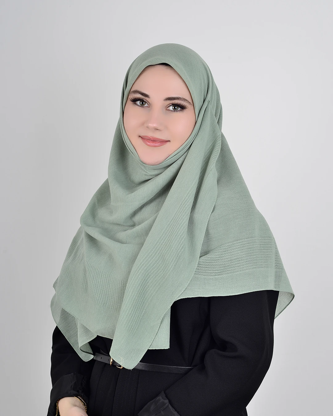 120x120 Büyük Boy Eşarp – Düz Renk Pamuklu - Duru Mint