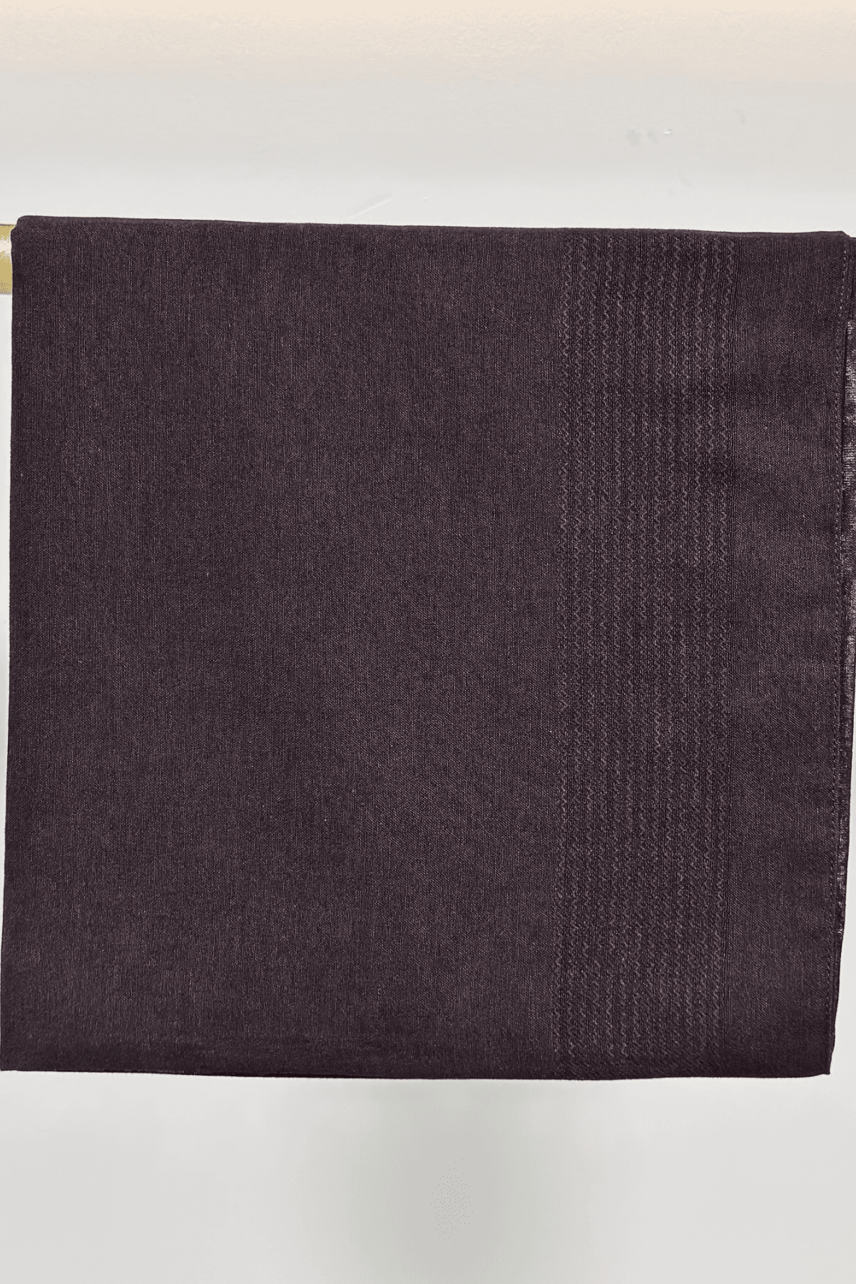 120x120 Büyük Boy Eşarp – Düz Renk Pamuklu - Duru Bordo