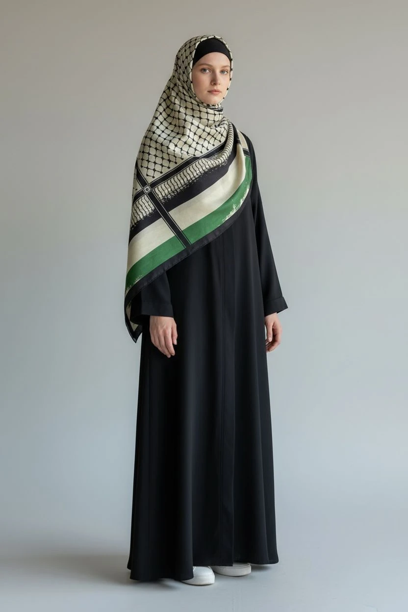 Büyük Boy Pamuklu 95 x 195 Şal Özgürlük Dokusu