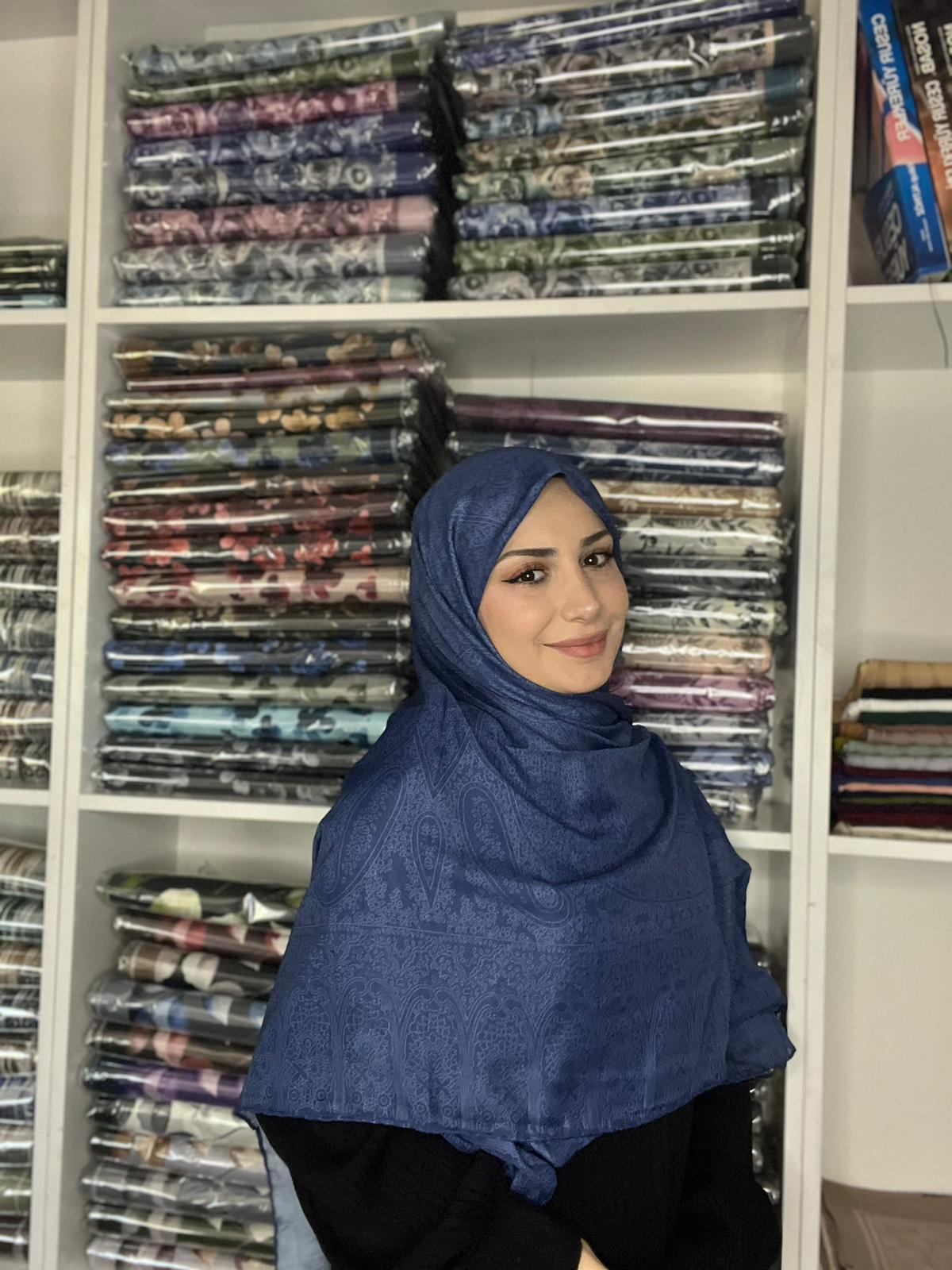 Çini Desen Kot Mavisi