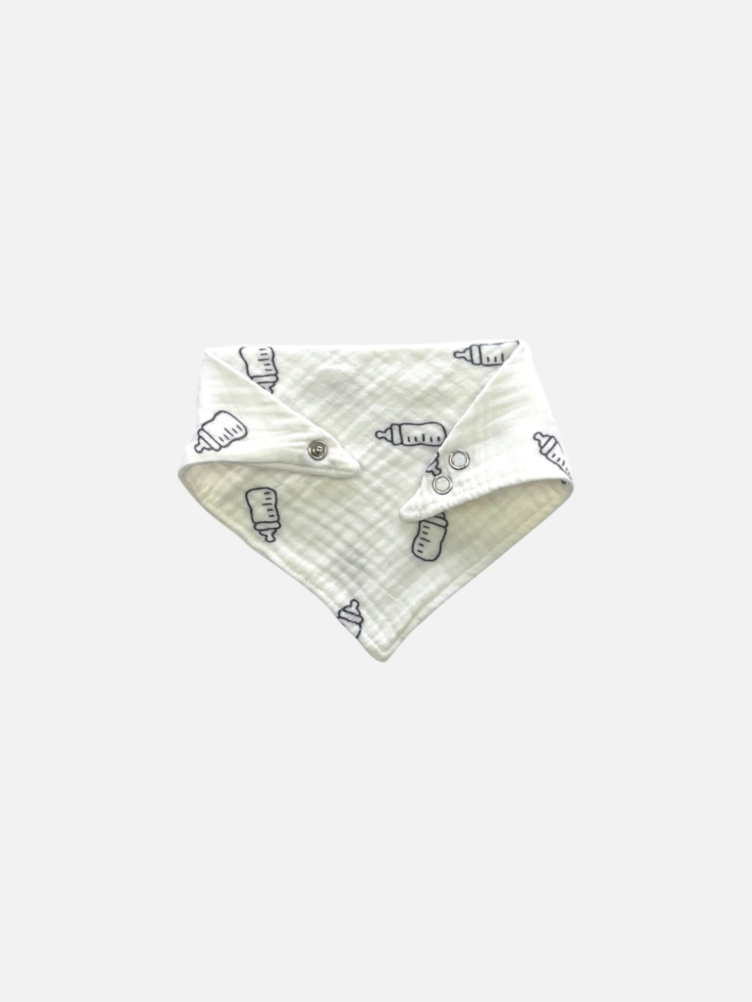 Baby Bottle Print Müslin Newborn Set – 7 Parça 