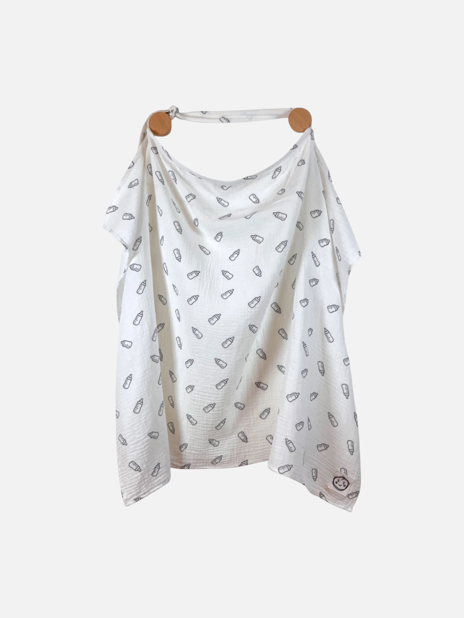 Baby Bottle Print Müslin Newborn Set – 7 Parça 