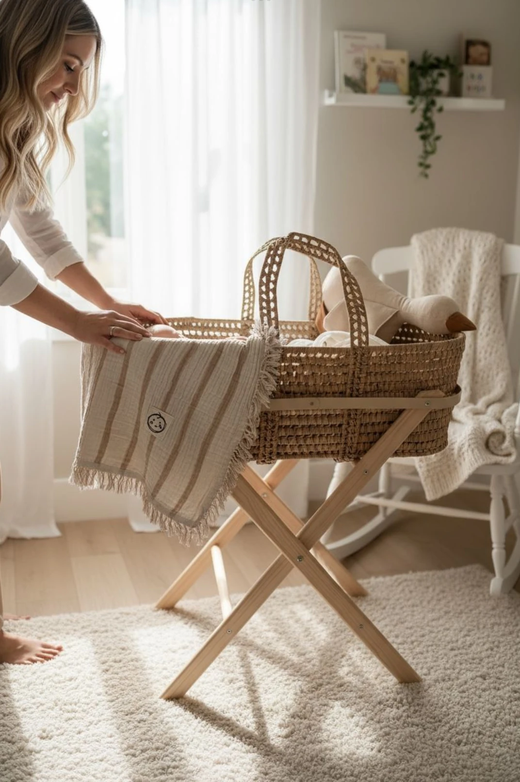 4 Kat Dokuma Çift Taraflı Müslin Battaniye 