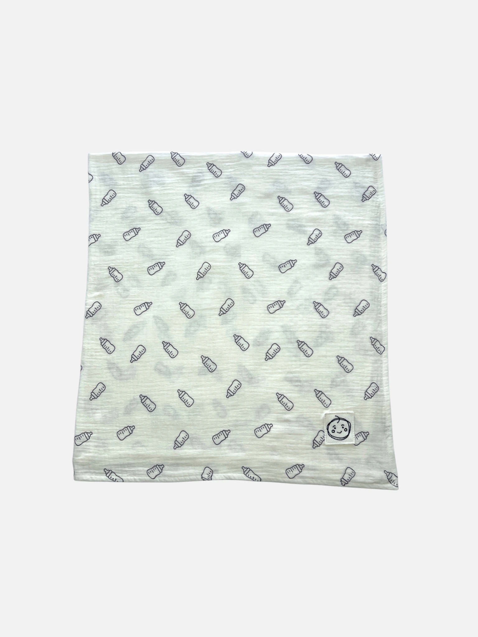 Baby Bottle Print Müslin Newborn Set – 7 Parça 