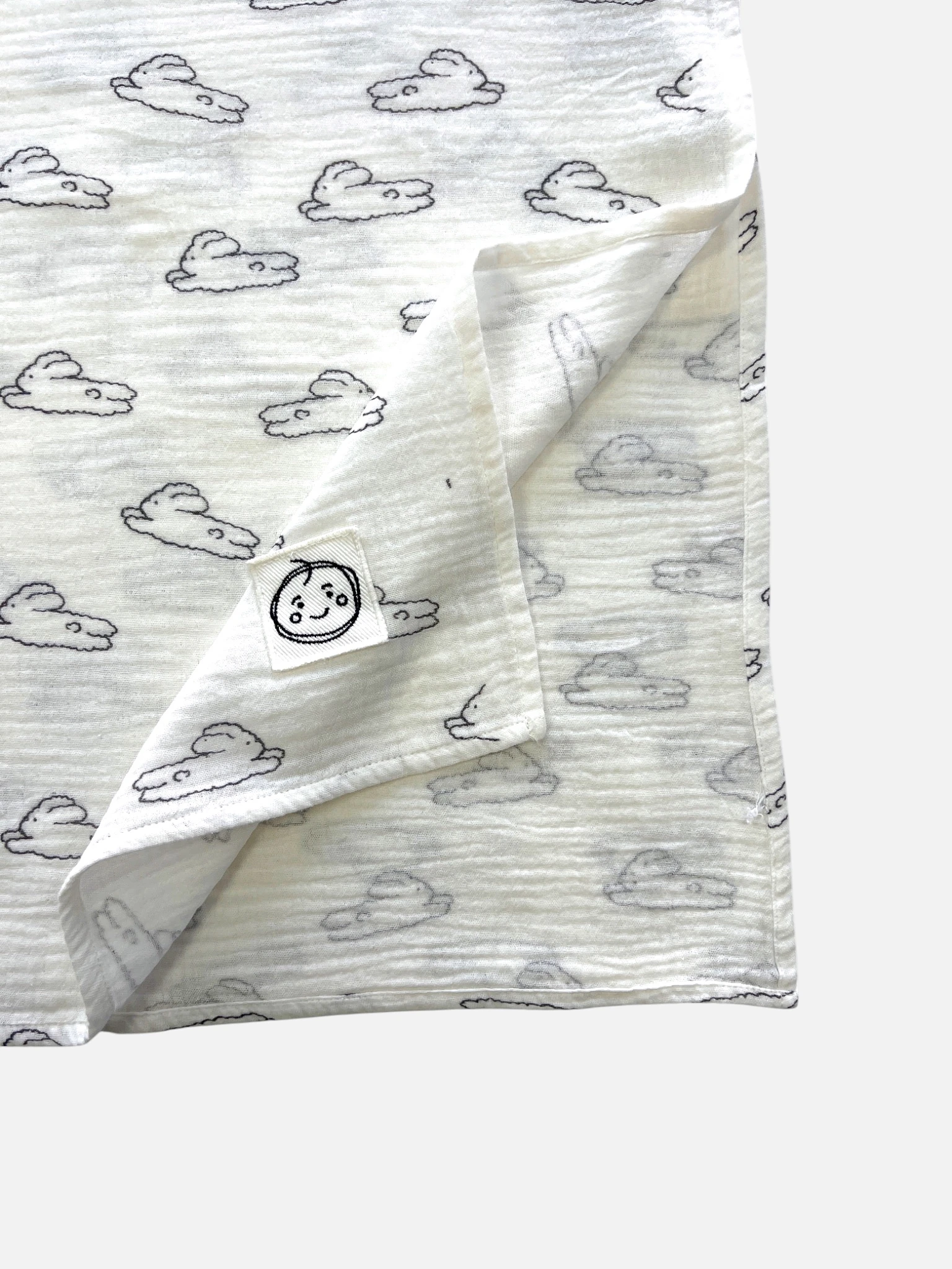 Puppy Clouds Print Müslin Newborn Set – 7 Parça