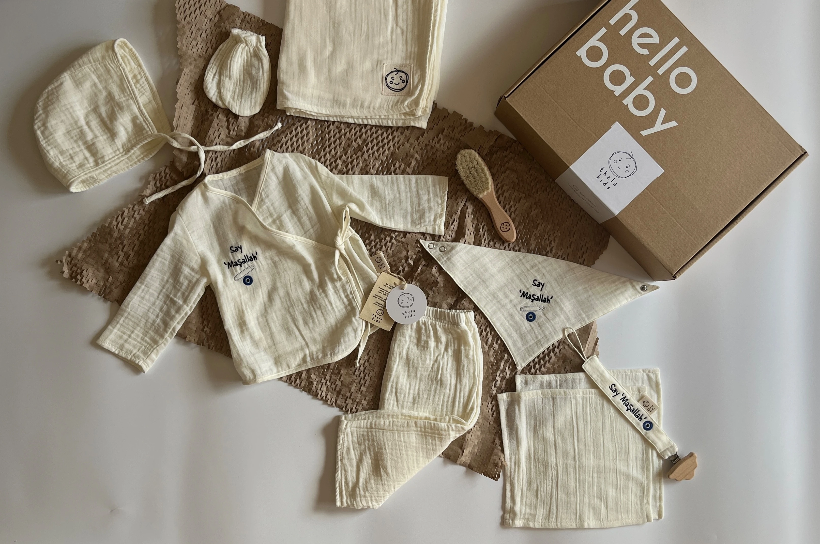 Say ‘Maşallah’ Premium Yenidoğan Seti (10 Parça) 