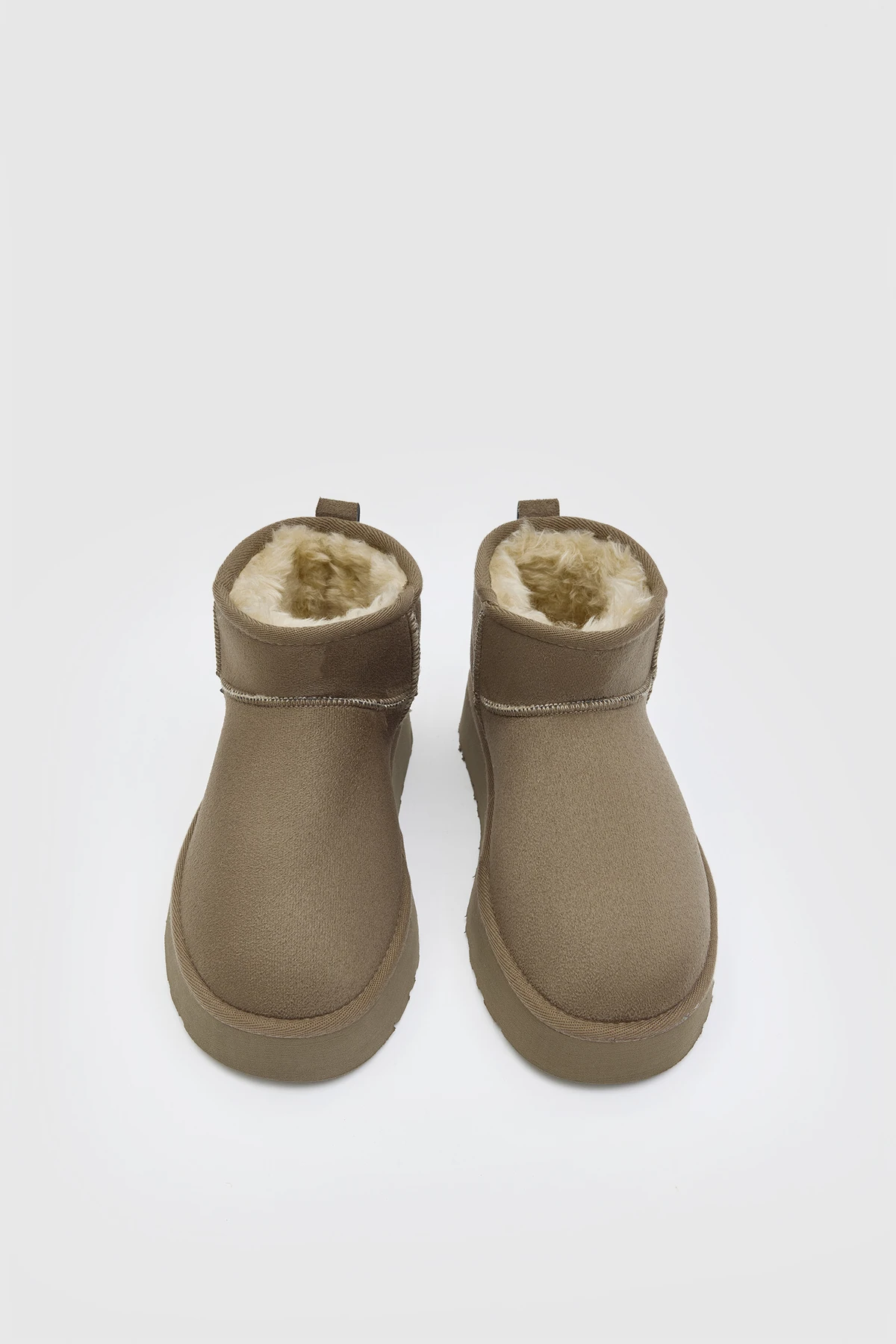 CHERRY İÇİ TÜYLÜ SÜET KIŞLIK KADIN BOT AYAKKABI