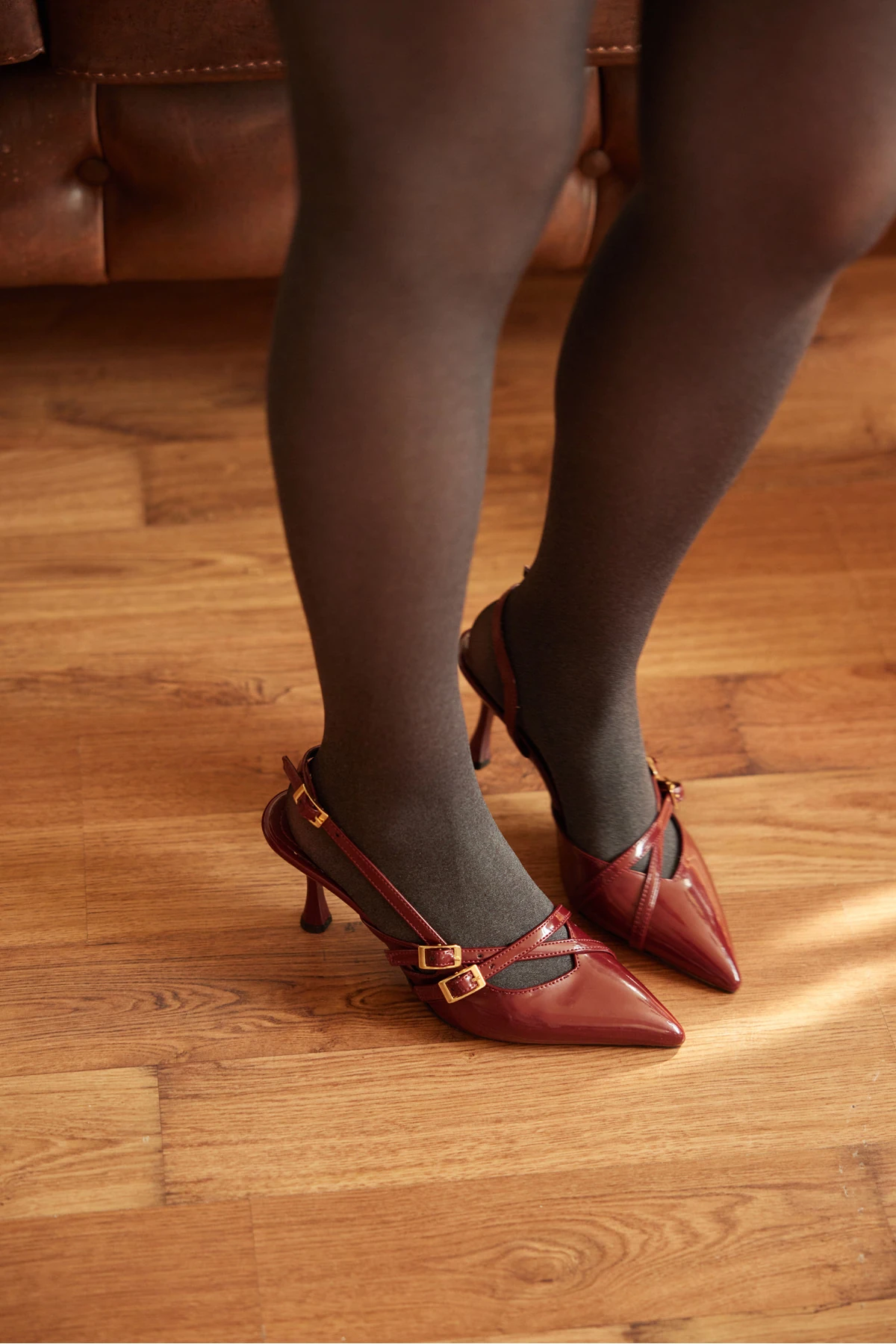 ELİSE KADIN RUGAN KLASİK TOPUKLU AYAKKABI