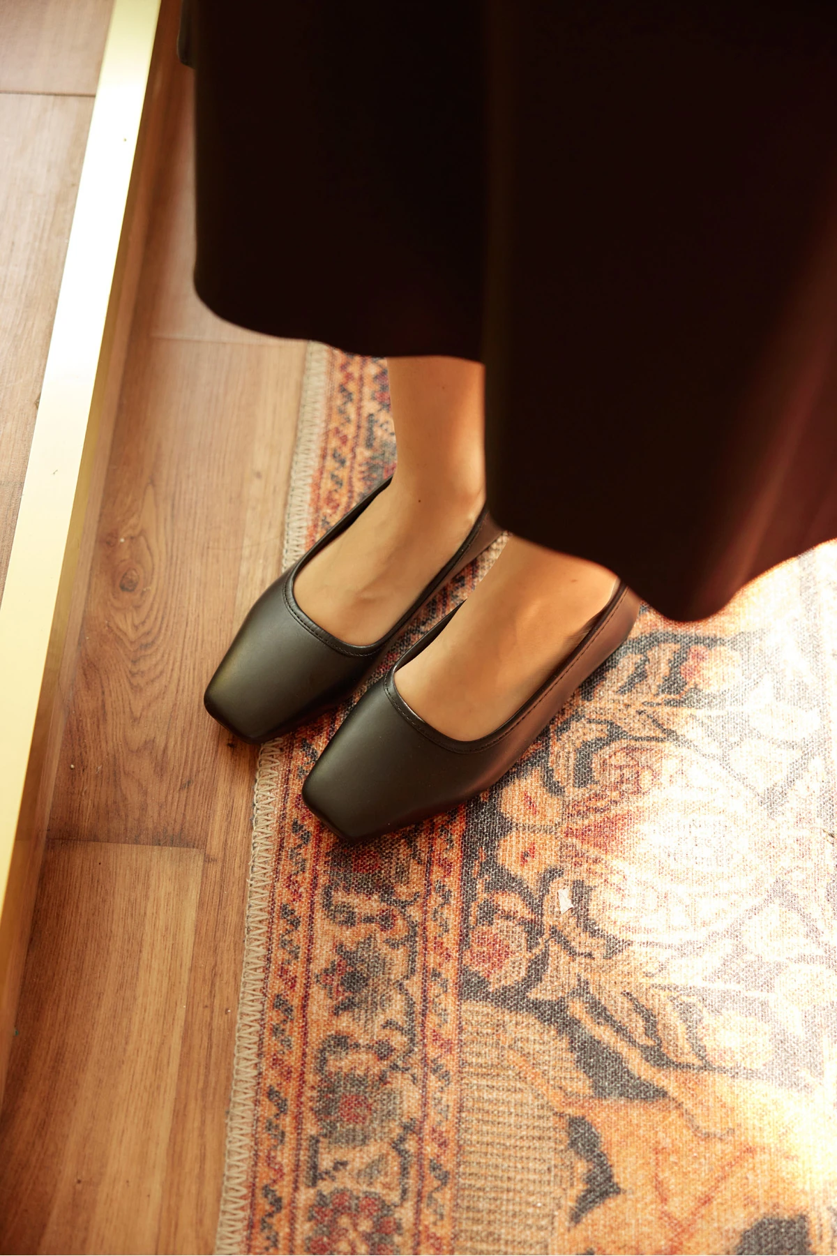 LUNA SUNİ DERİ GÜNLÜK KADIN BABET AYAKKABI