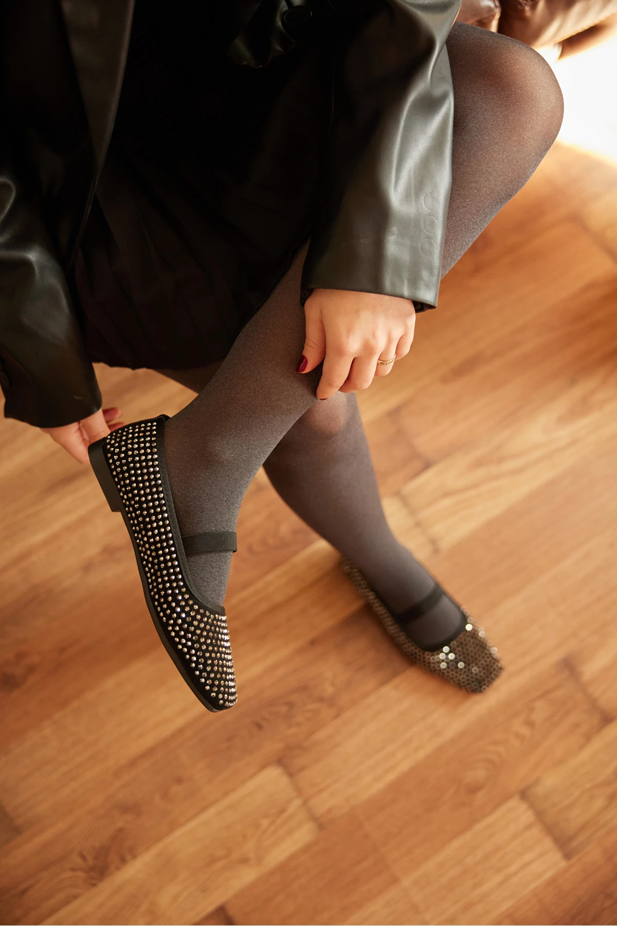 MARS TAŞLI KADIN BABET AYAKKABI