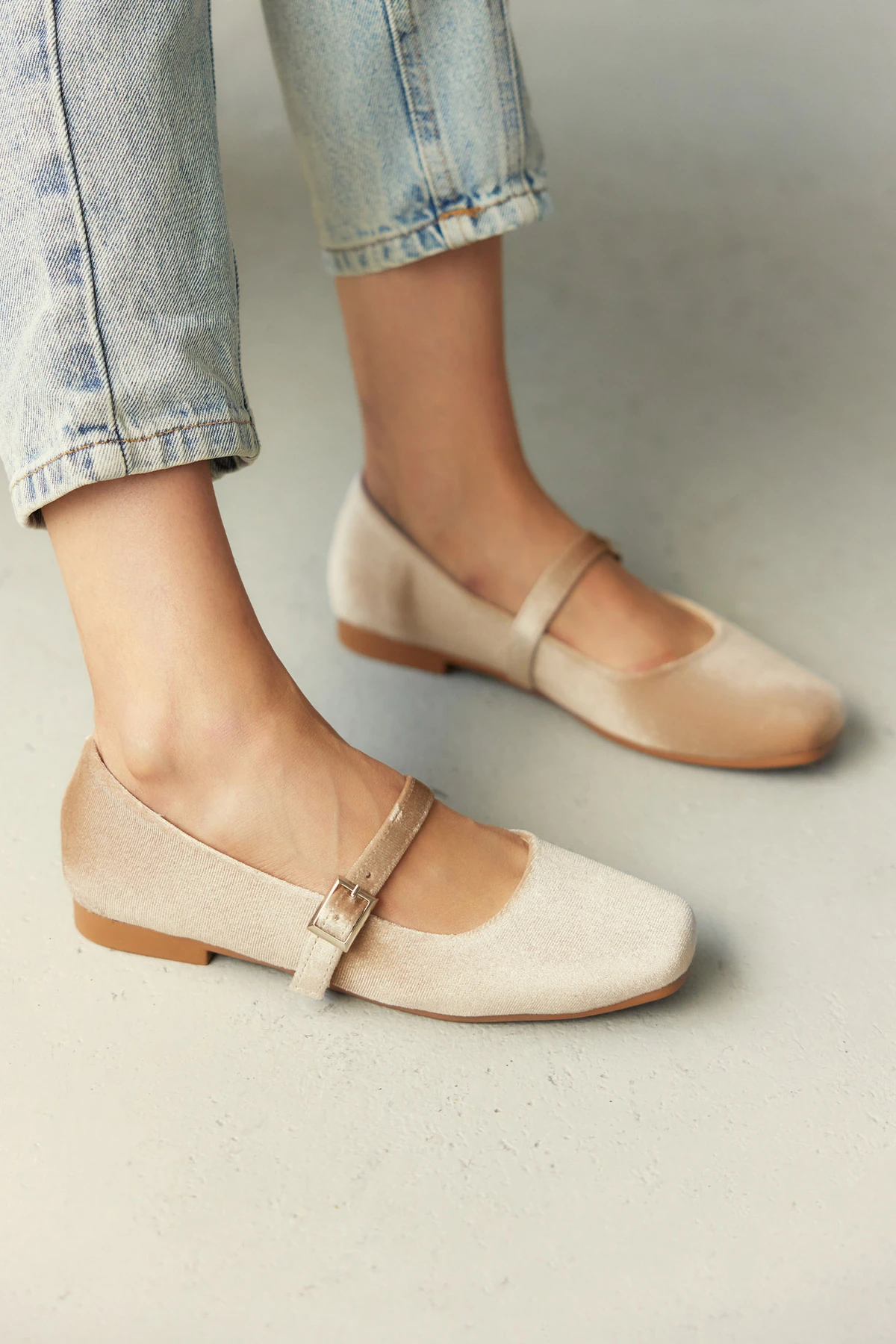 SARA SÜET KADIN BABET AYAKKABI