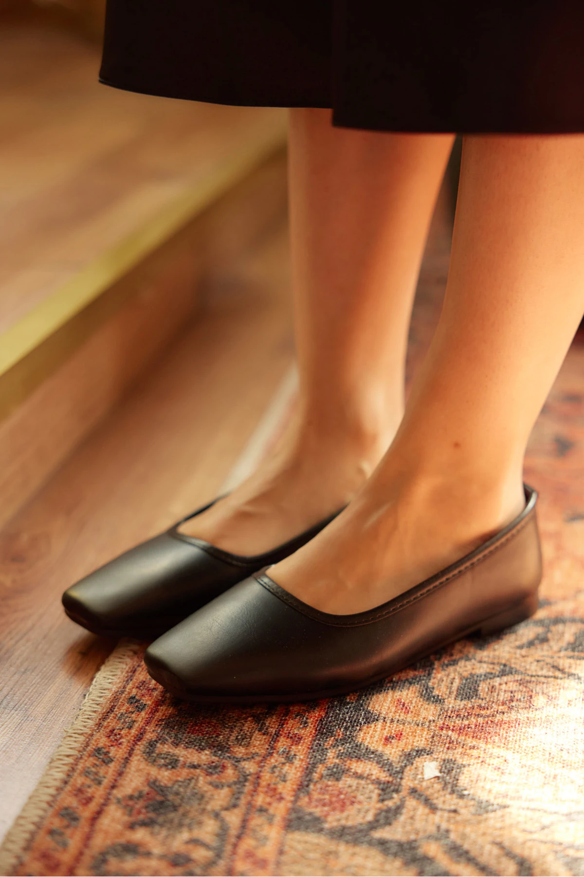 LUNA SUNİ DERİ GÜNLÜK KADIN BABET AYAKKABI