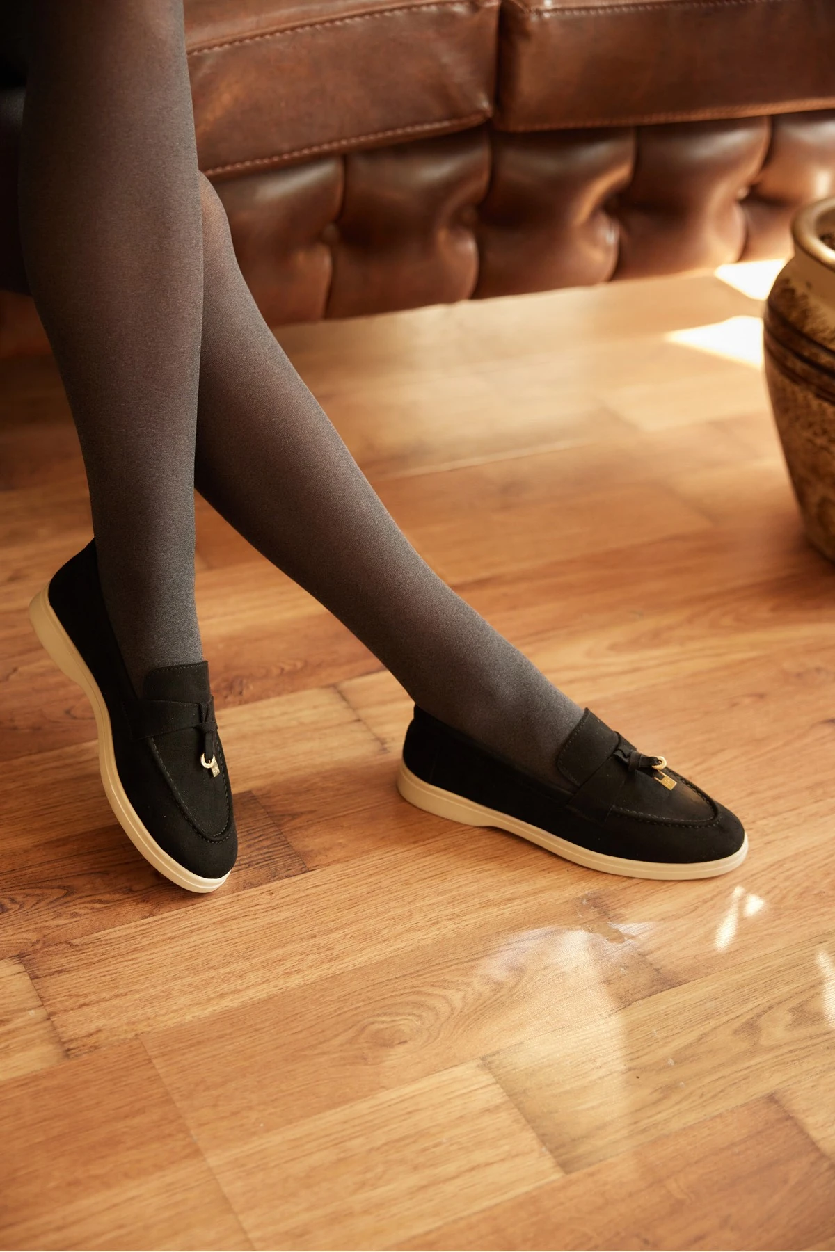 CARMEN SÜET KADIN GÜNLÜK AYAKKABI - Siyah