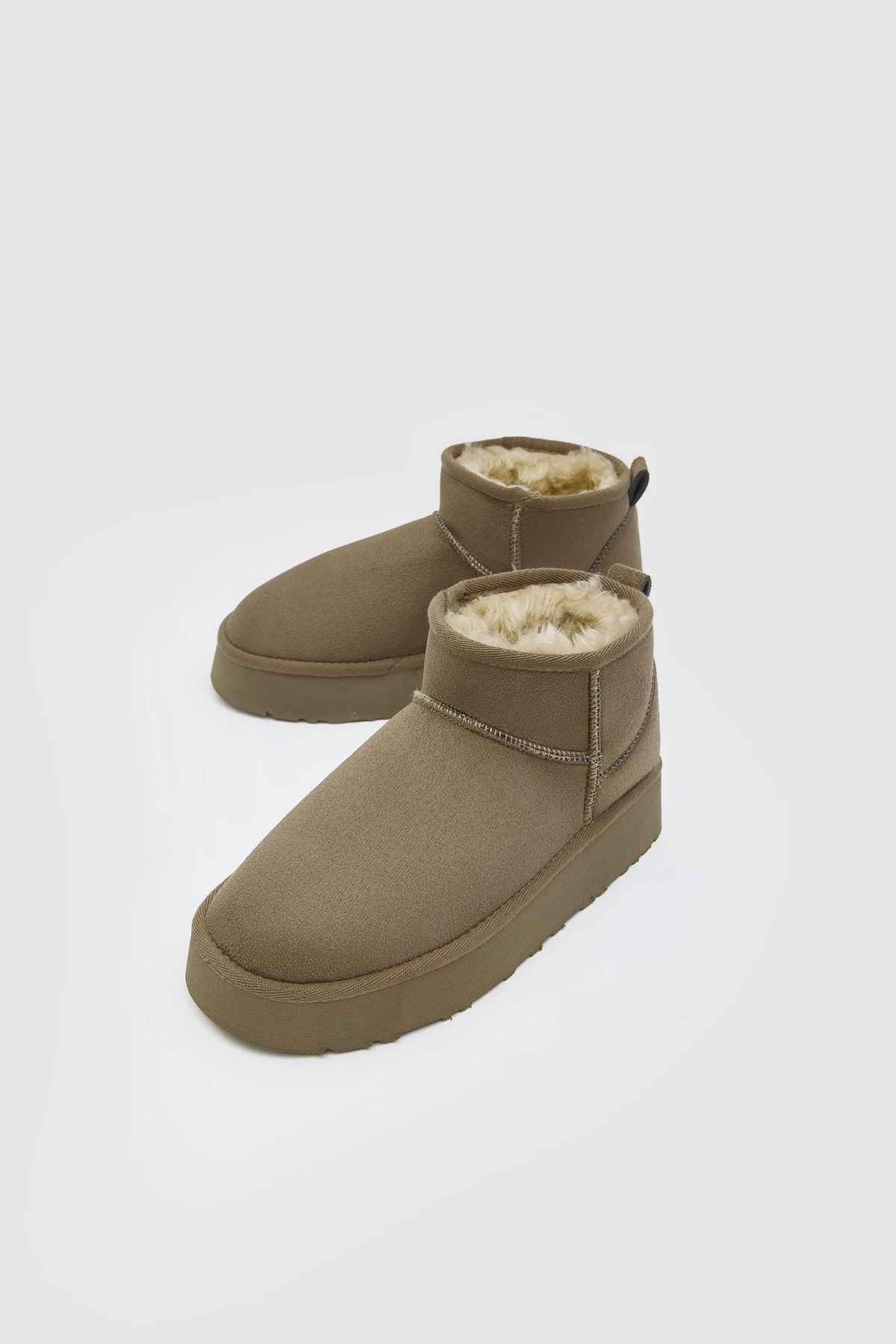 CHERRY İÇİ TÜYLÜ SÜET KIŞLIK KADIN BOT AYAKKABI