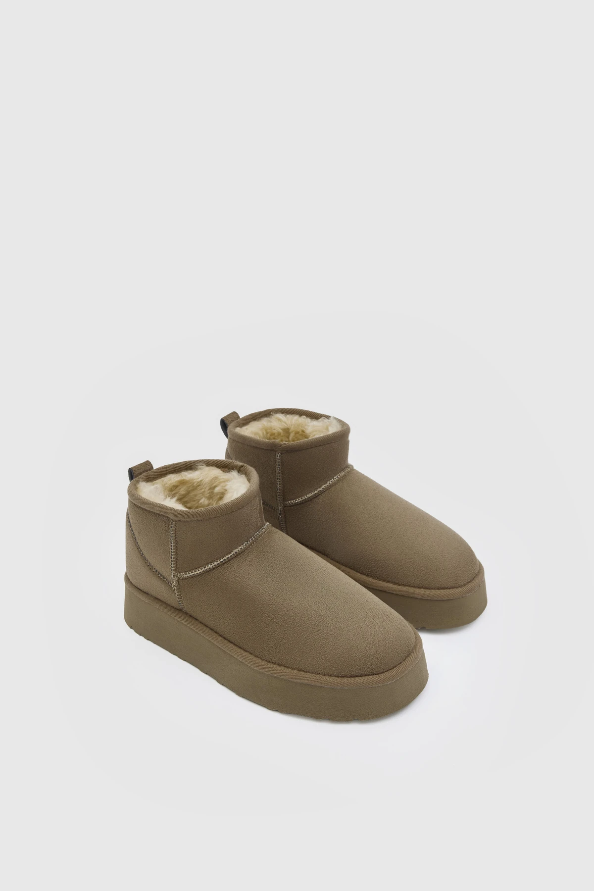 CHERRY İÇİ TÜYLÜ SÜET KIŞLIK KADIN BOT AYAKKABI