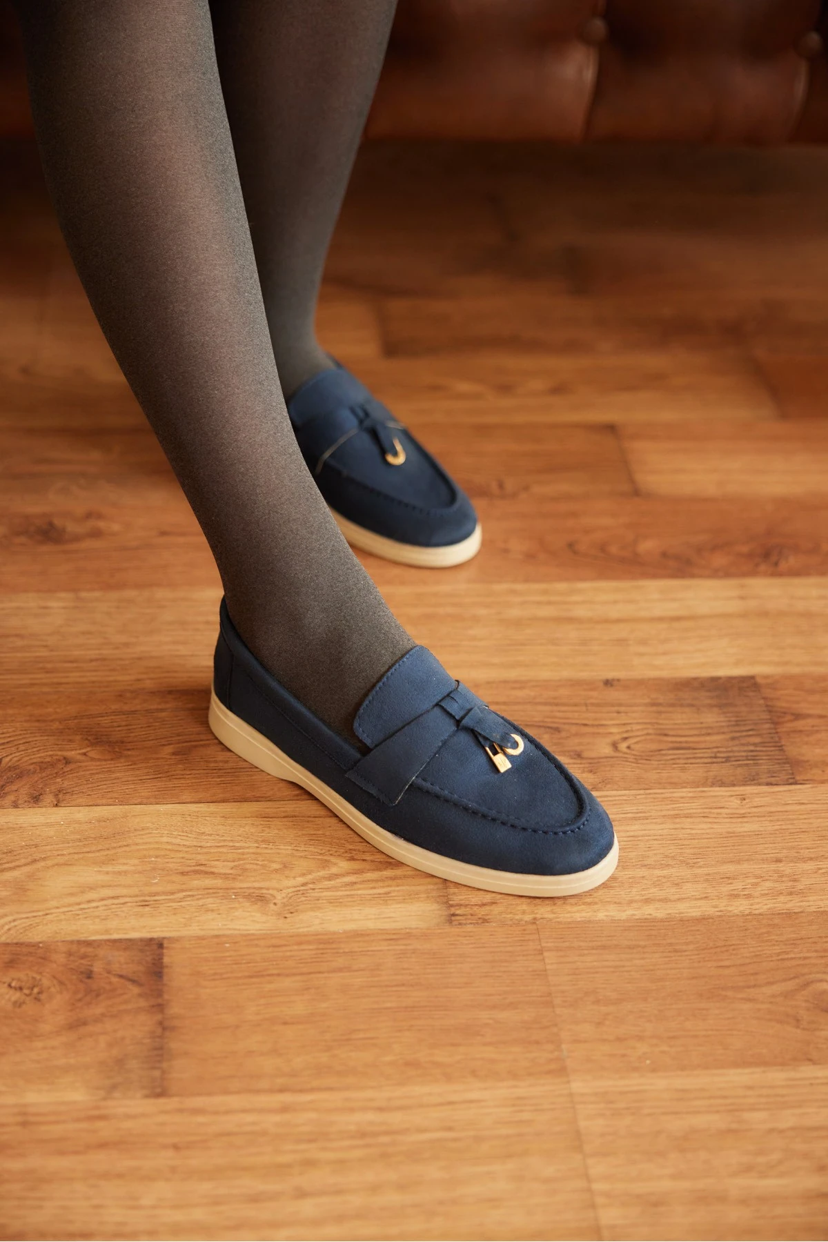 CARMEN SÜET KADIN GÜNLÜK AYAKKABI - Lacivert