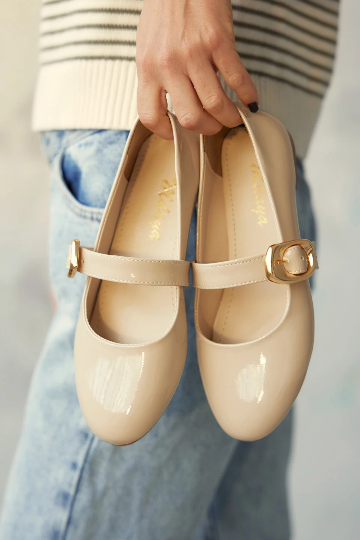 NEO TOKA DETAYLI KADIN BABET AYAKKABI