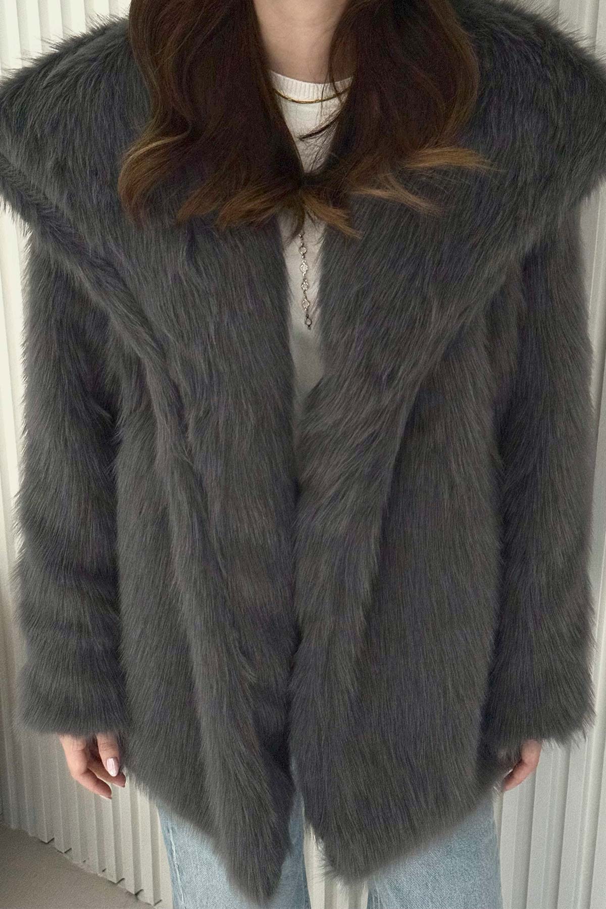 Suni Kürk Mont 32-6204-1