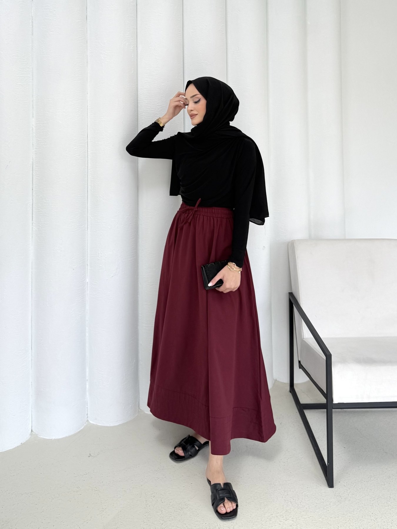 Poplin Etek 68-6166