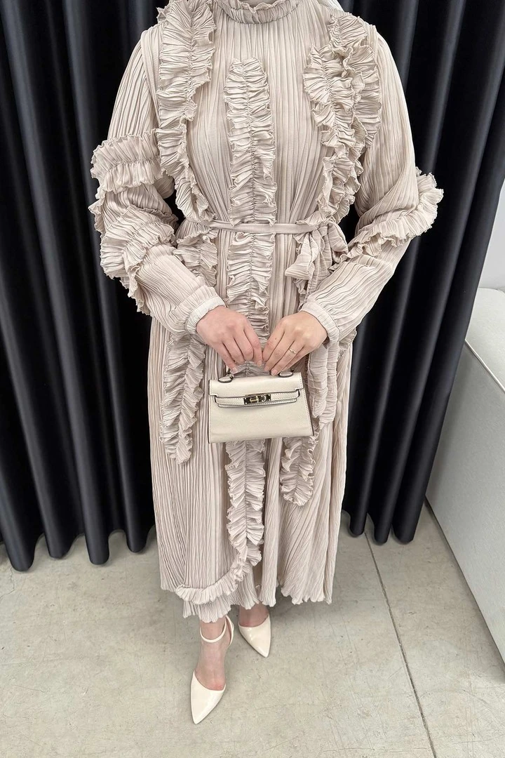 Pilise Detaylı Elbise 32-3027-1