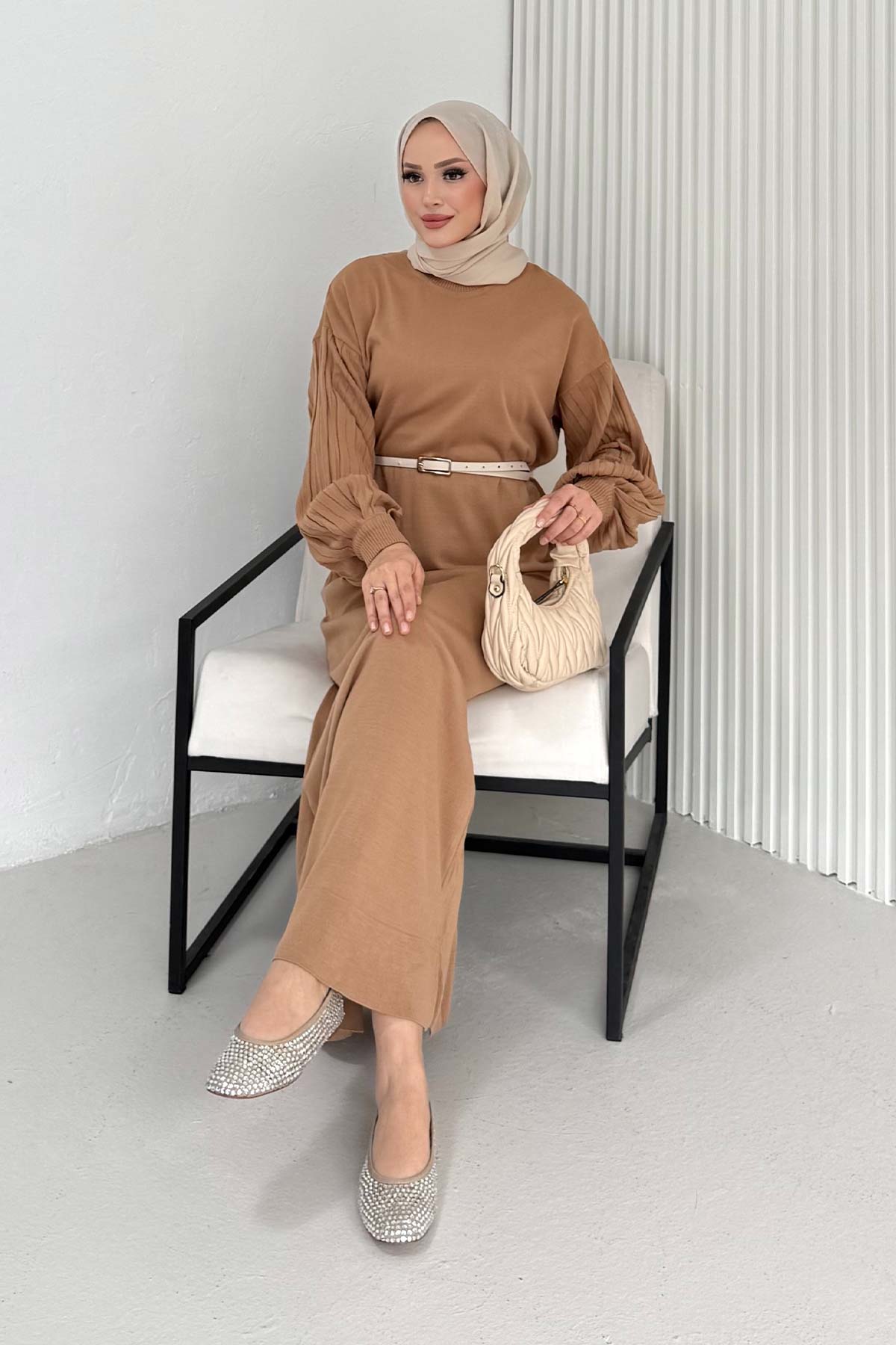 Basic Triko Elbise 70-2421
