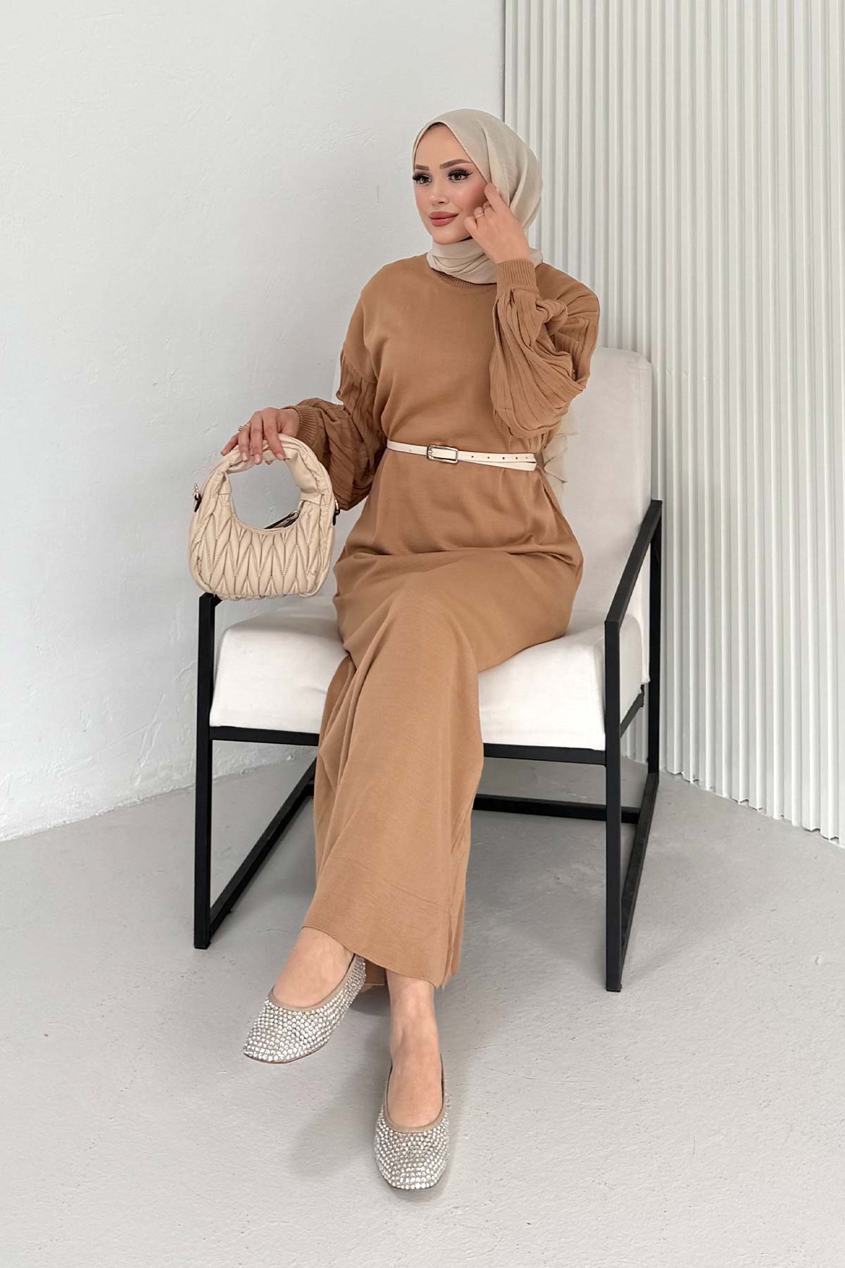 Basic Triko Elbise 70-2421
